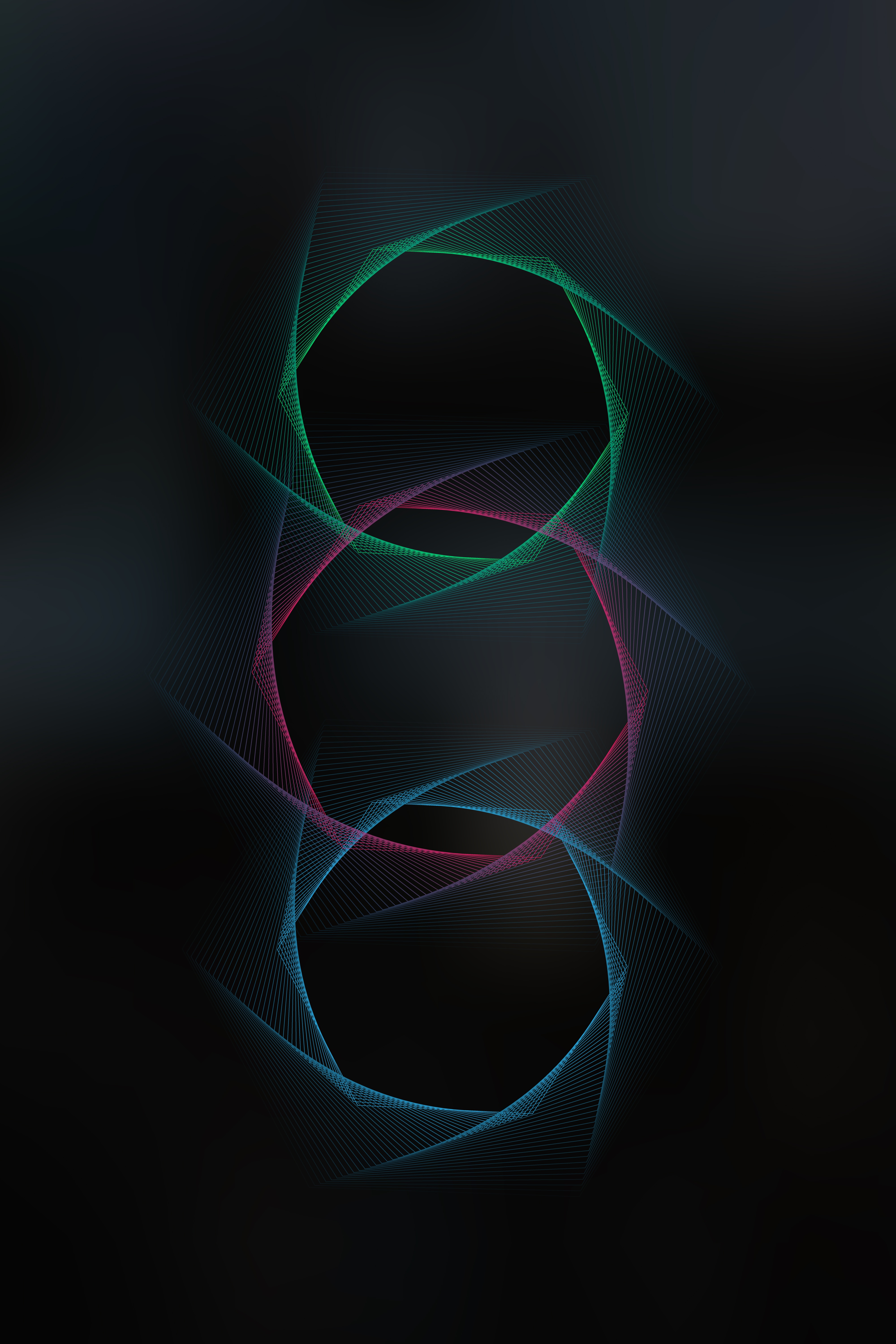 Neon Geometric Line Art - geometric wallpaper for StockWalls