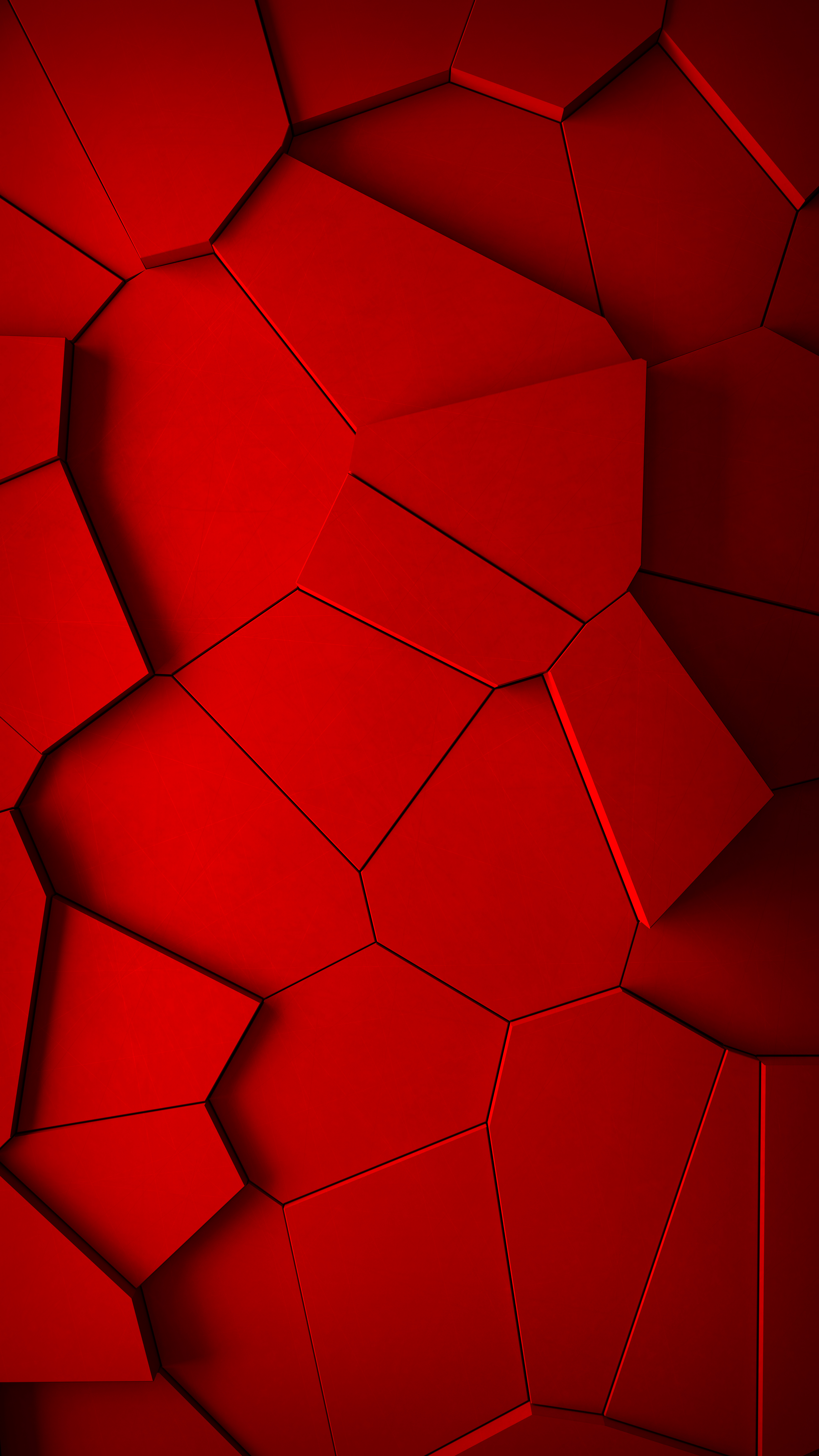 Bold Red Geometric Tiles - geometric wallpaper for StockWalls