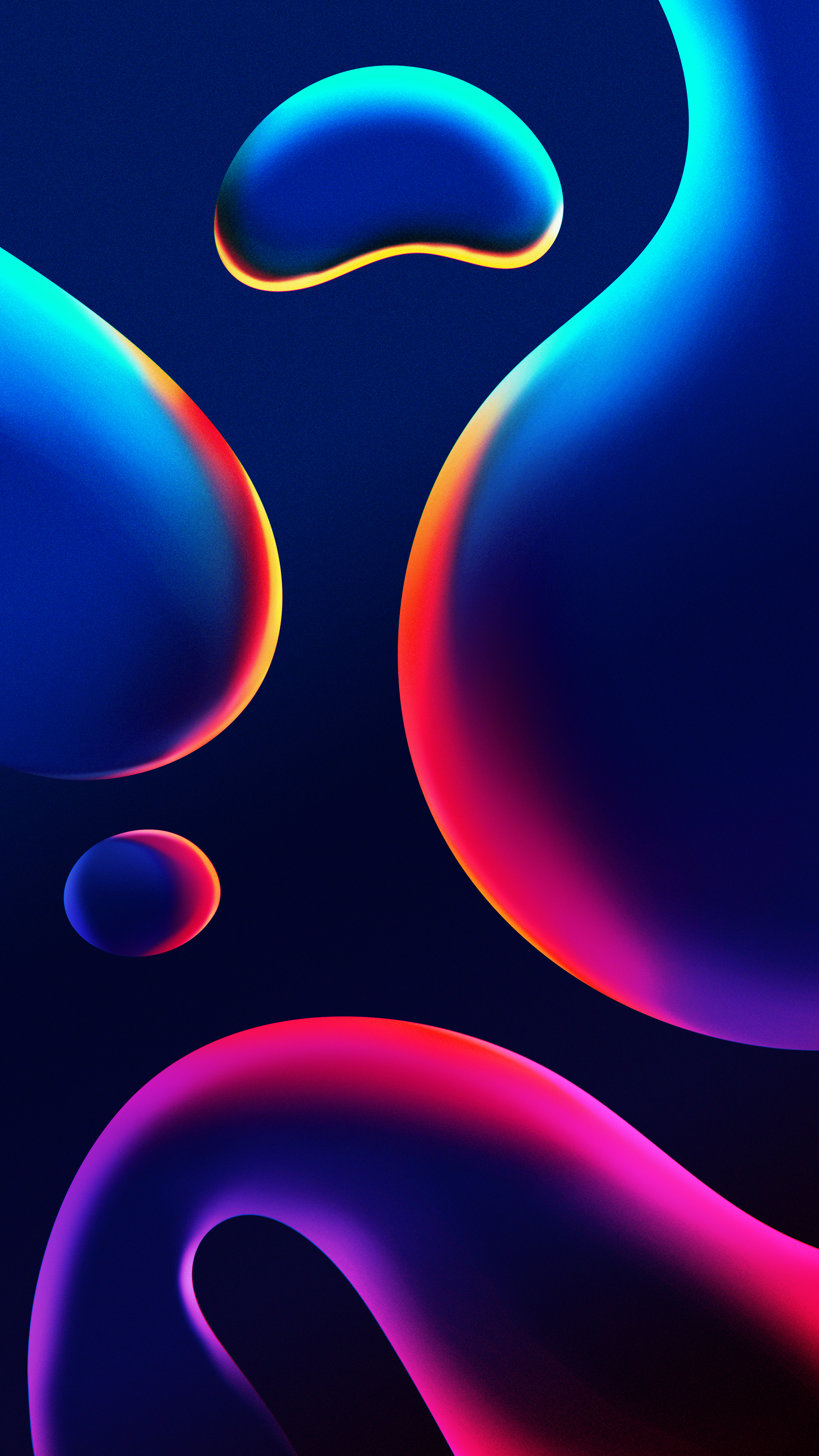 Neon Liquid Abstract Shapes - abstract wallpaper for StockWalls