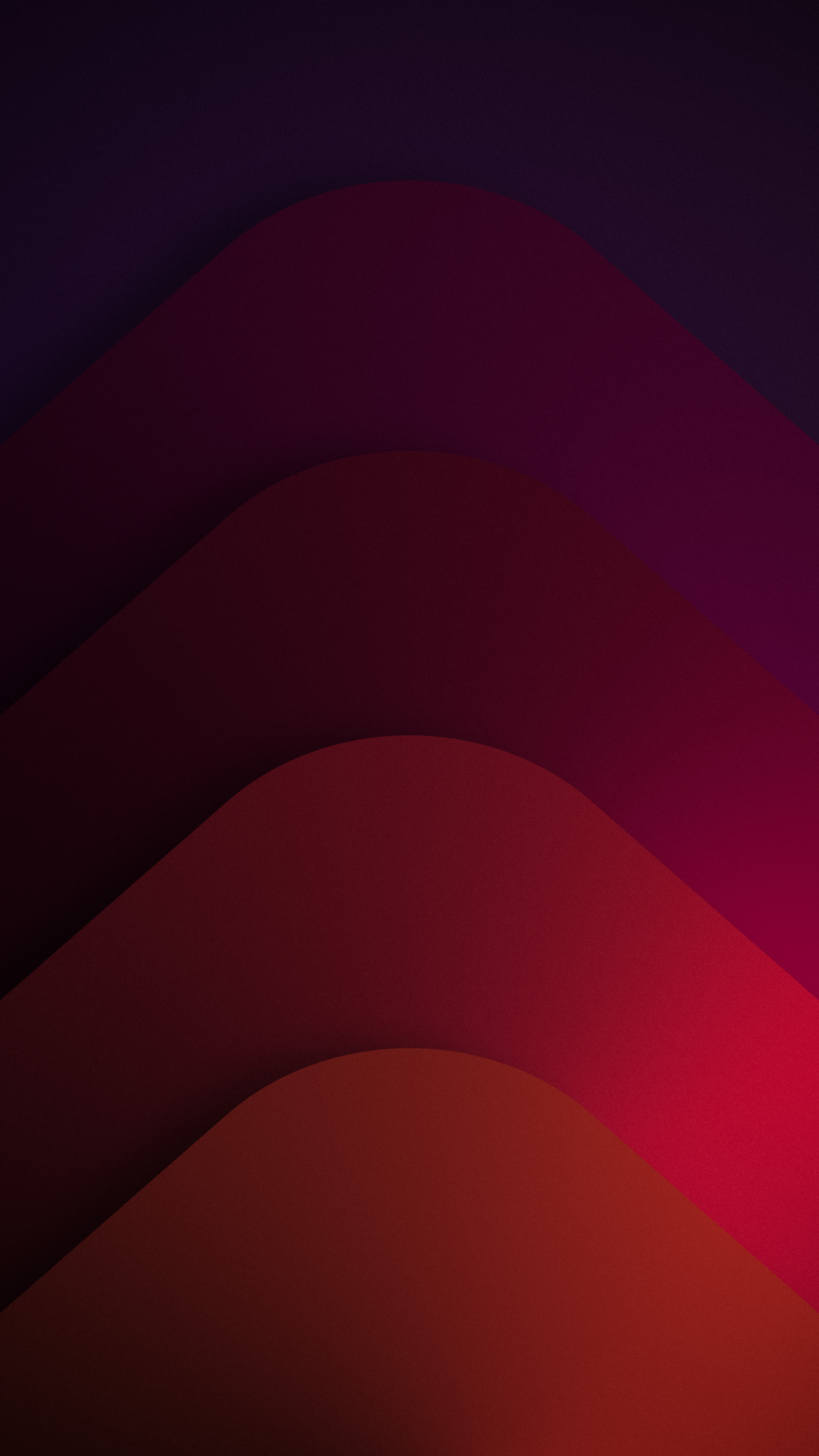 Minimal Red Gradient Waves - minimal wallpaper for StockWalls