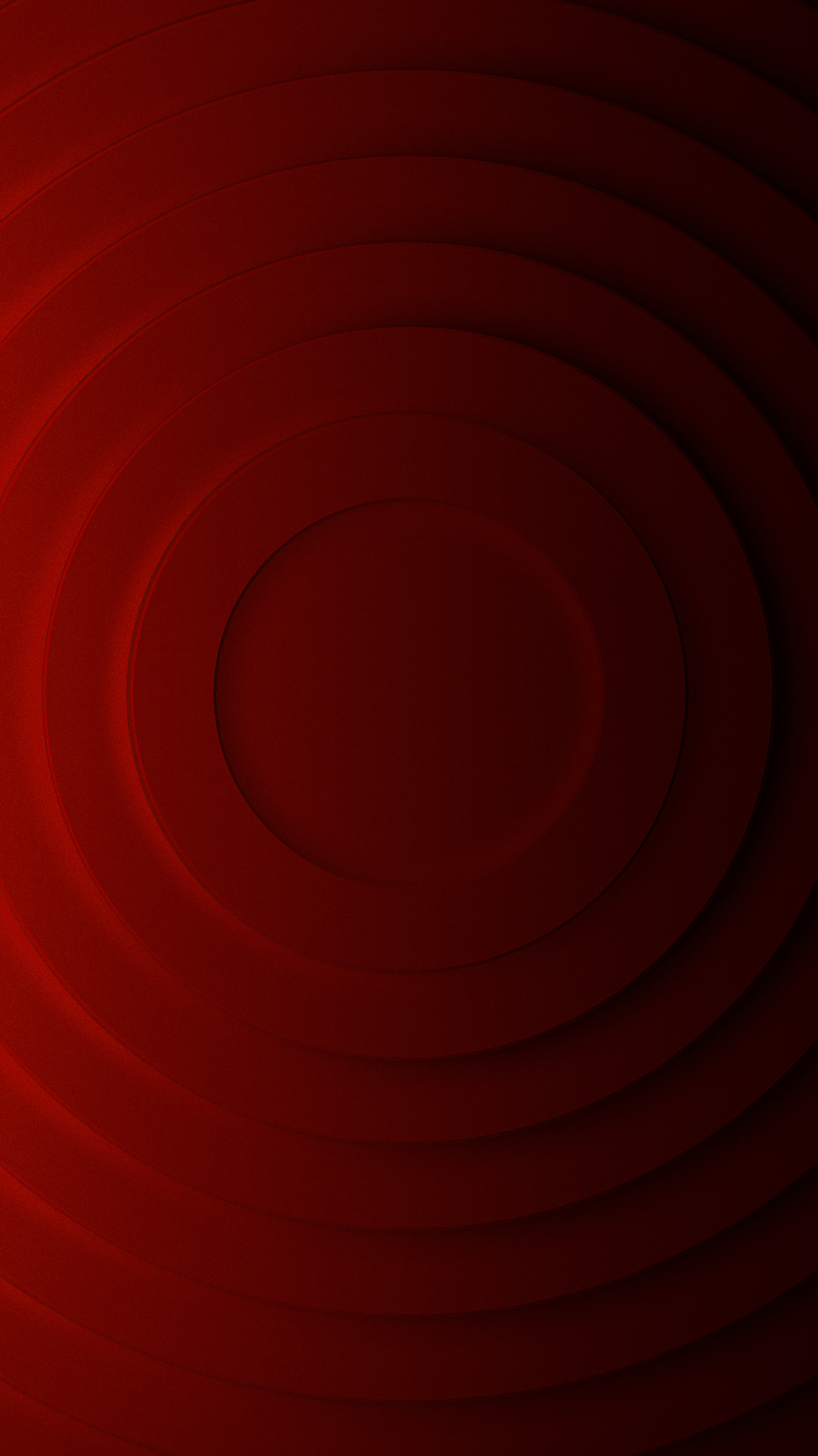 Deep Red Circular Layers - abstract wallpaper for StockWalls