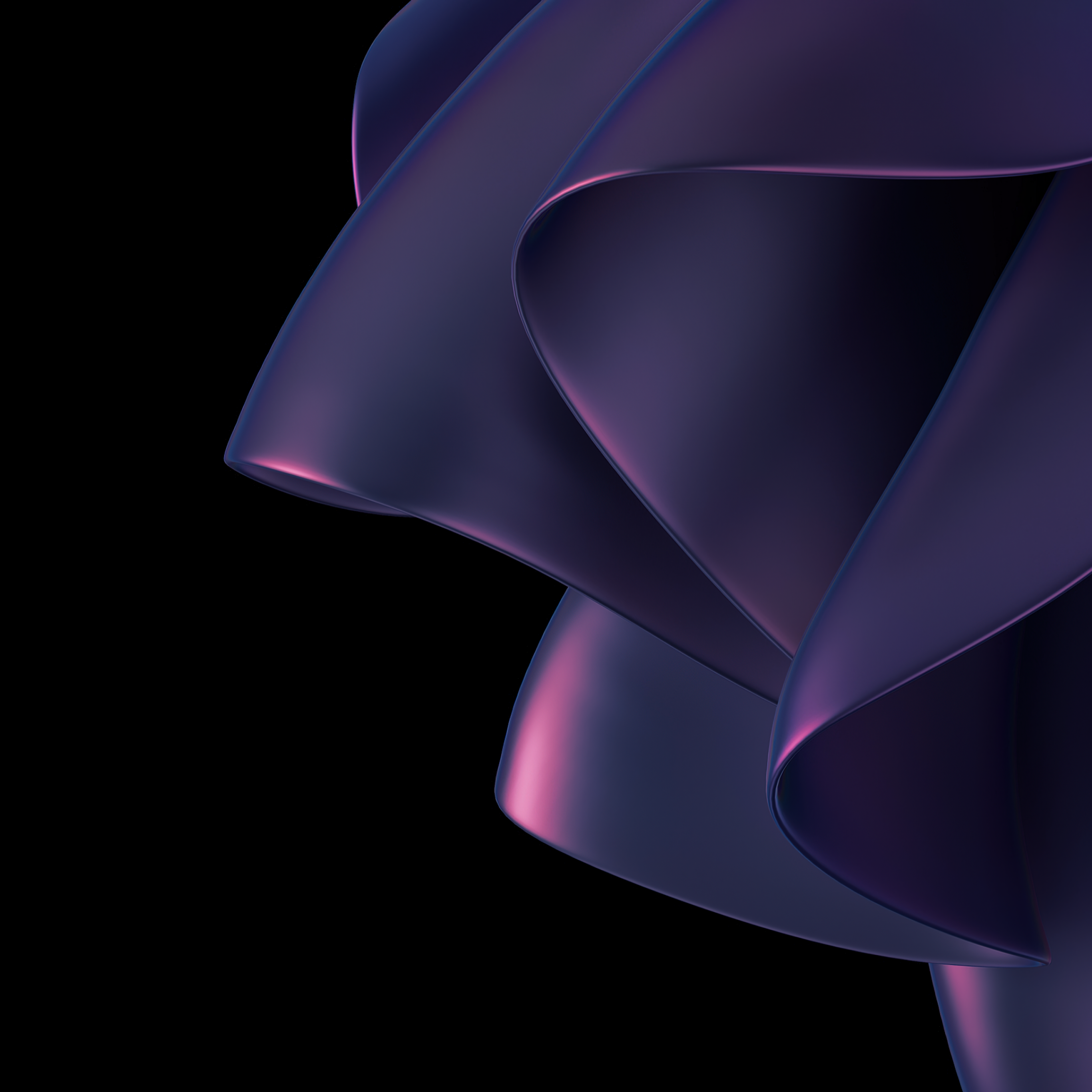 Elegant Purple Silk Waves - abstract wallpaper for StockWalls