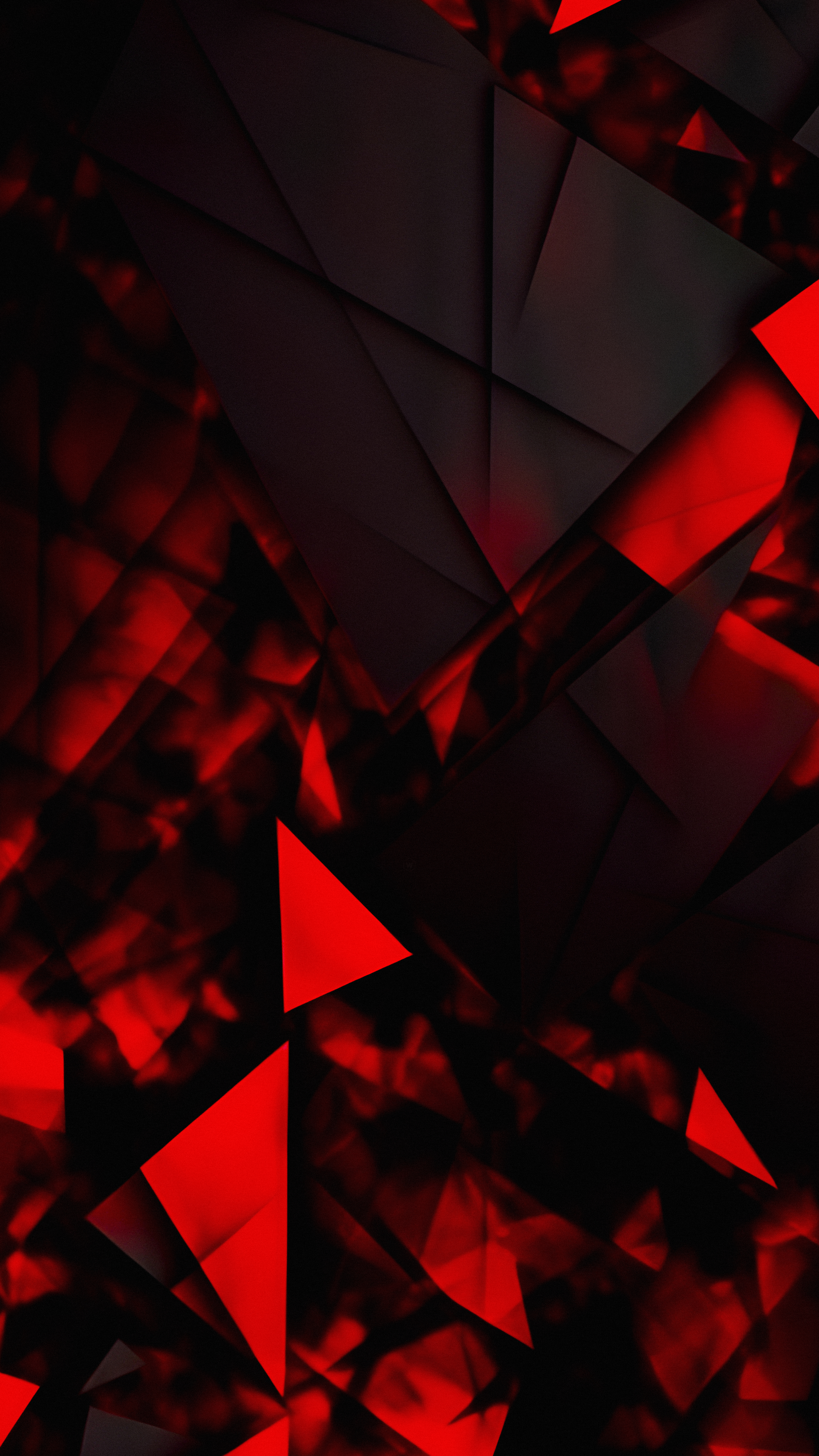 Red Geometric Abstract Art - abstract wallpaper for StockWalls