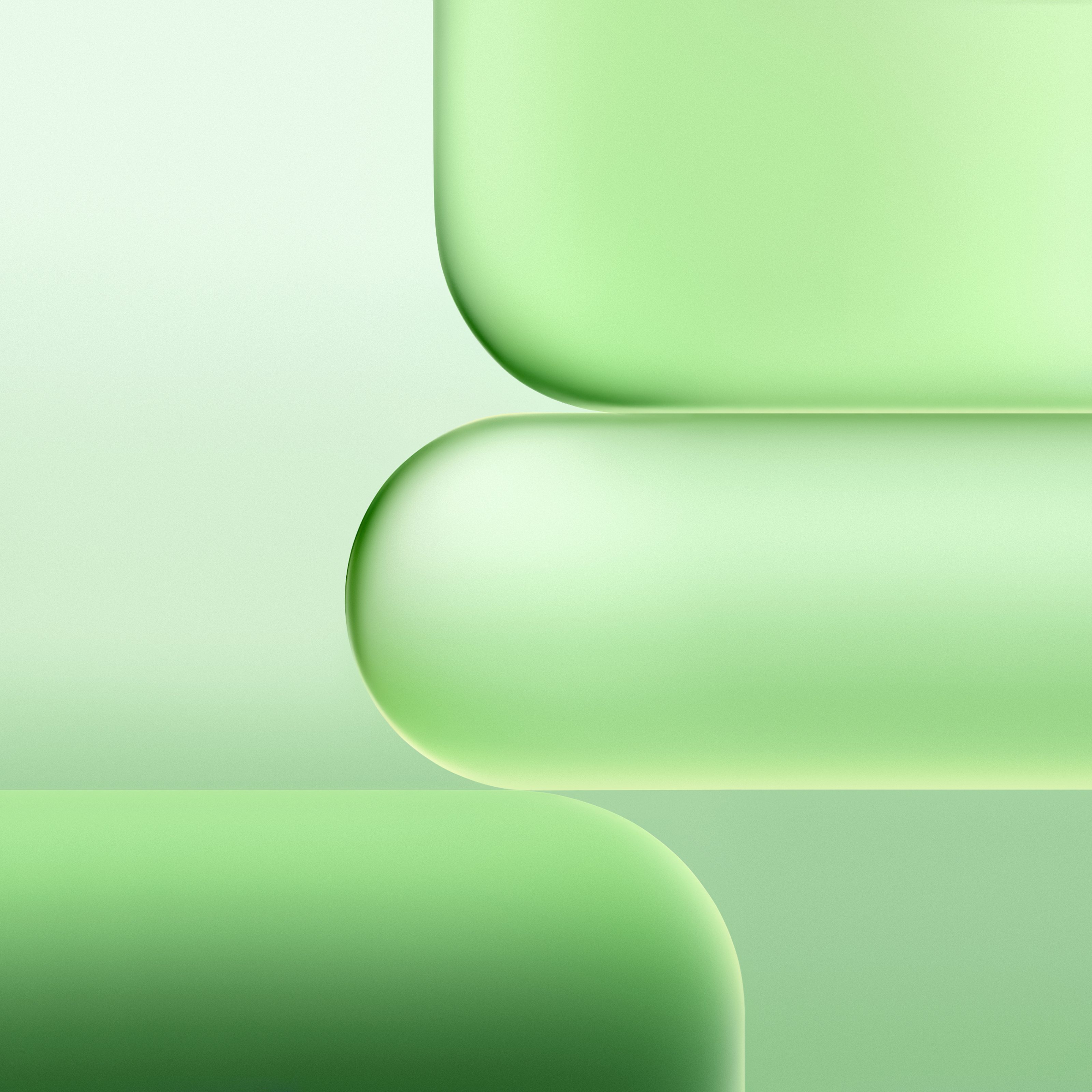 Soft Green Abstract Shapes - oneplus wallpaper for StockWalls