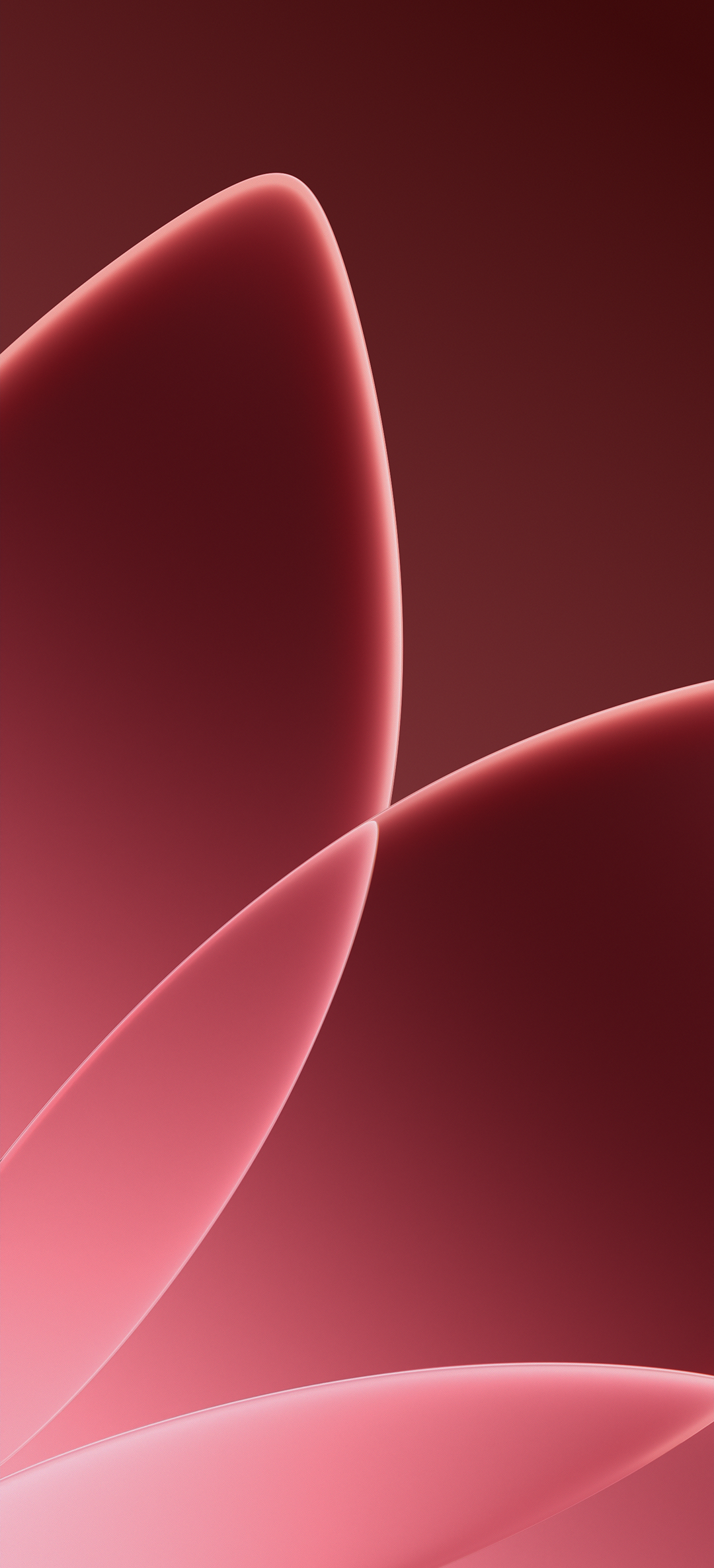 Minimalist Red Abstract Curves - oppo wallpaper for StockWalls