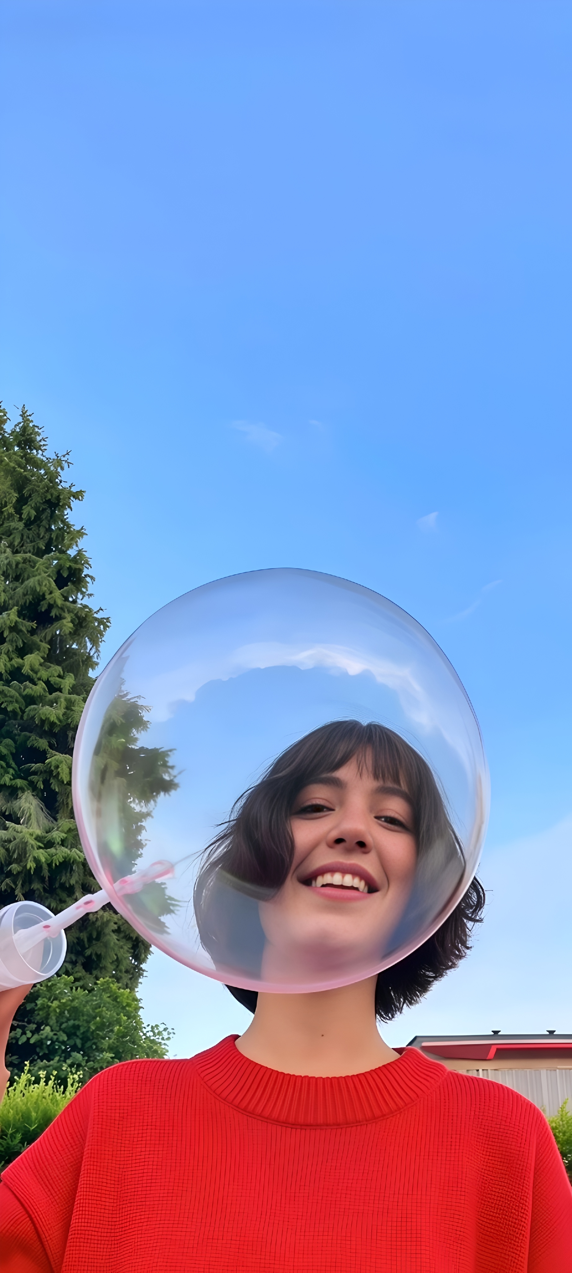 Girl Blowing Bubble Wallpaper - vivo wallpaper for StockWalls