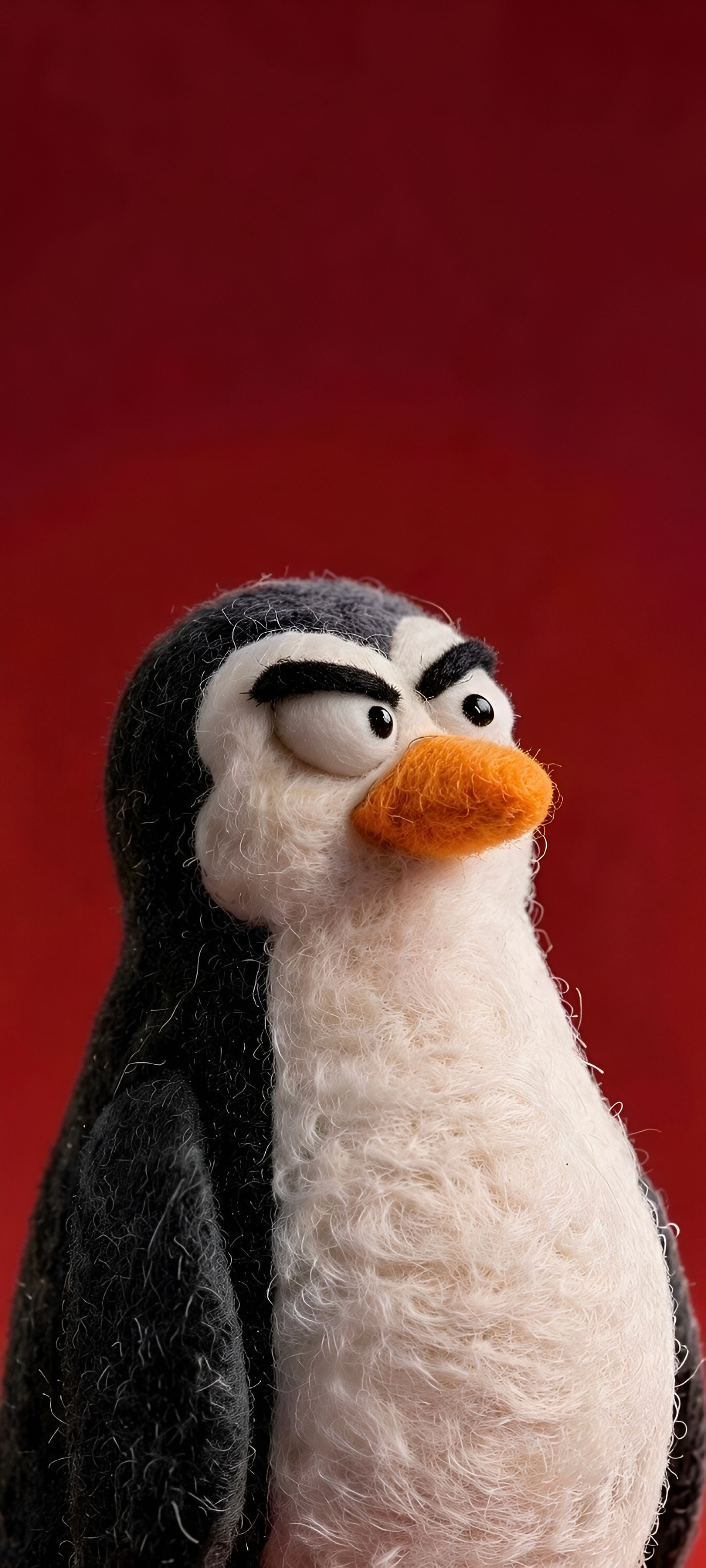 Grumpy Penguin OriginOS 7 - vivo wallpaper for StockWalls