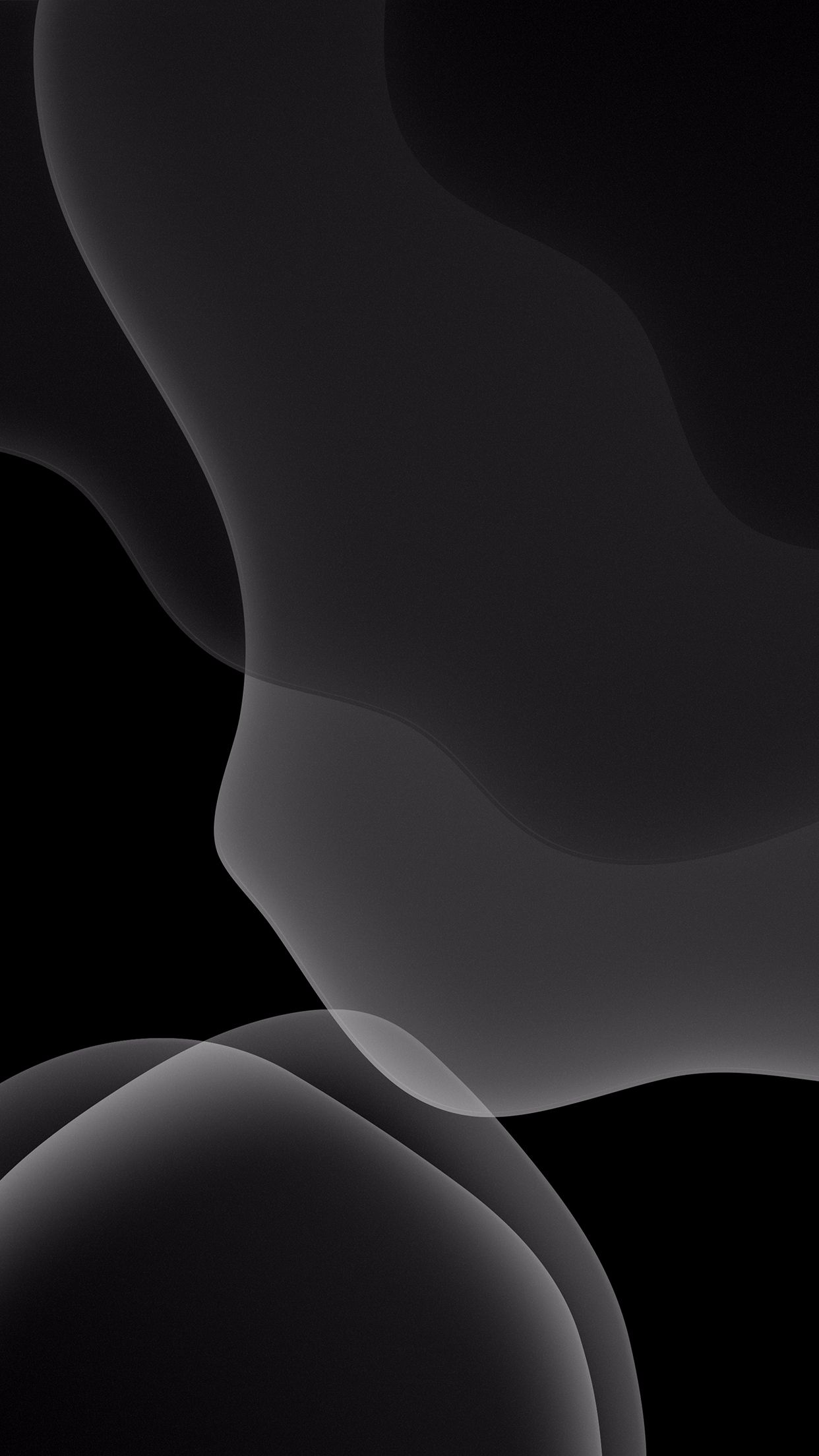 Abstract Black Waves - apple wallpaper for StockWalls