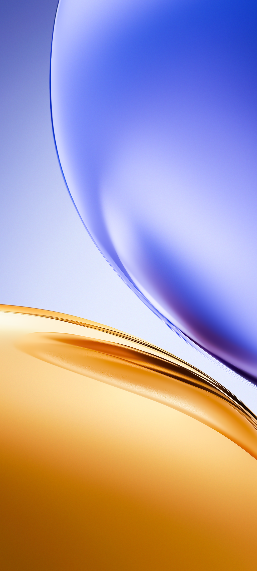 Abstract Blue and Gold Swirls - realme wallpaper for StockWalls