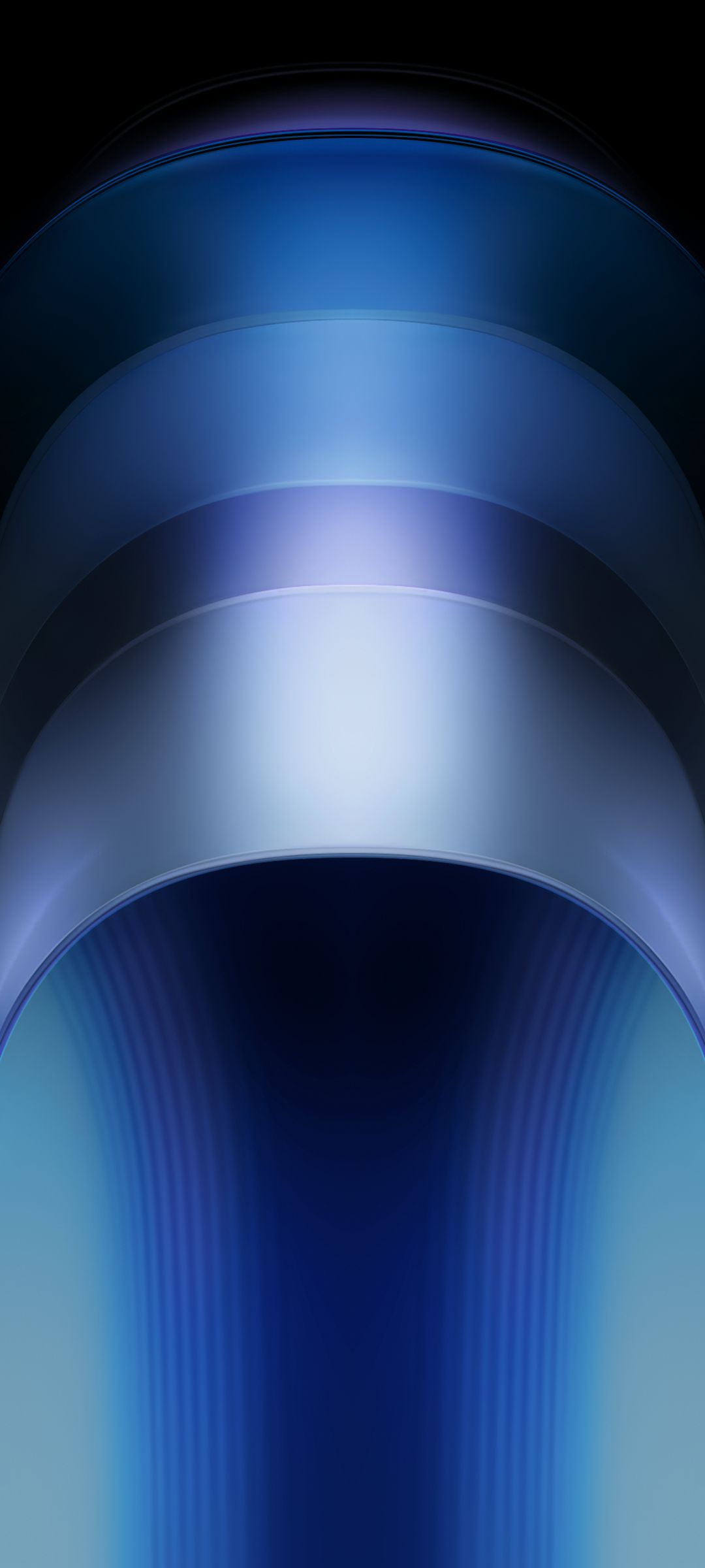 Abstract Blue Curves - vivo wallpaper for StockWalls