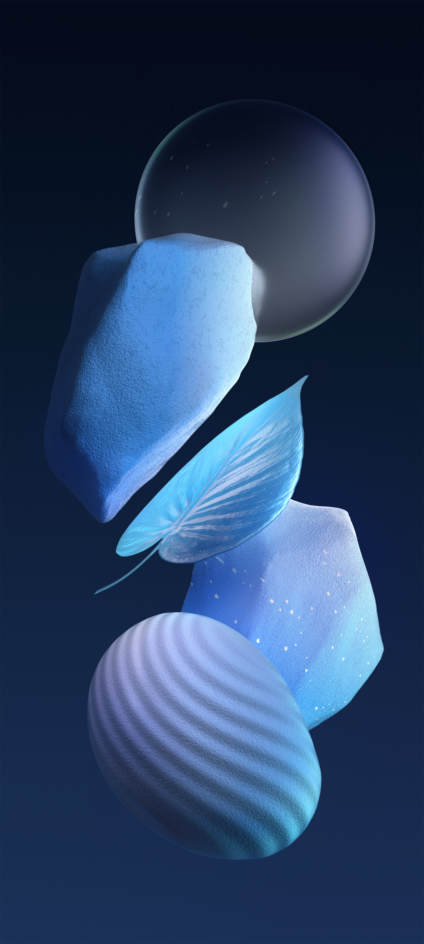 Abstract Blue Forms Wallpaper - meizu wallpaper for StockWalls