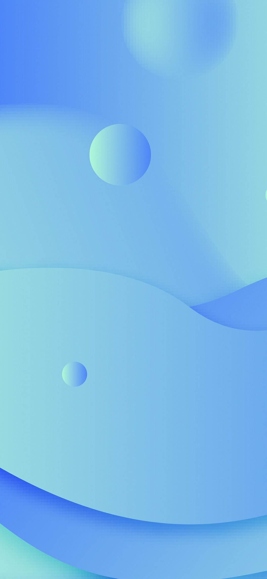 Abstract Blue Gradient Waves - xiaomi wallpaper for StockWalls