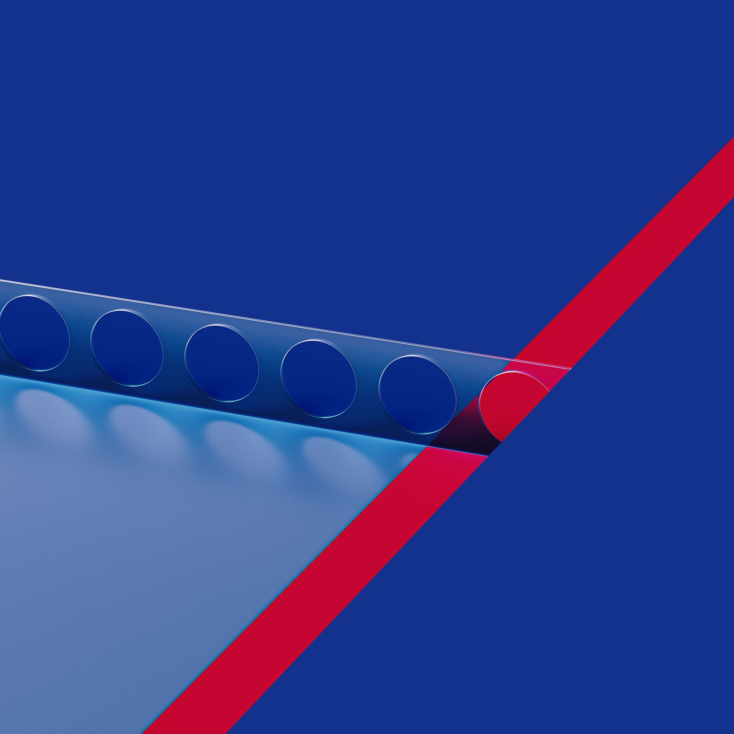 Abstract Blue Red Geometry - asus wallpaper for StockWalls