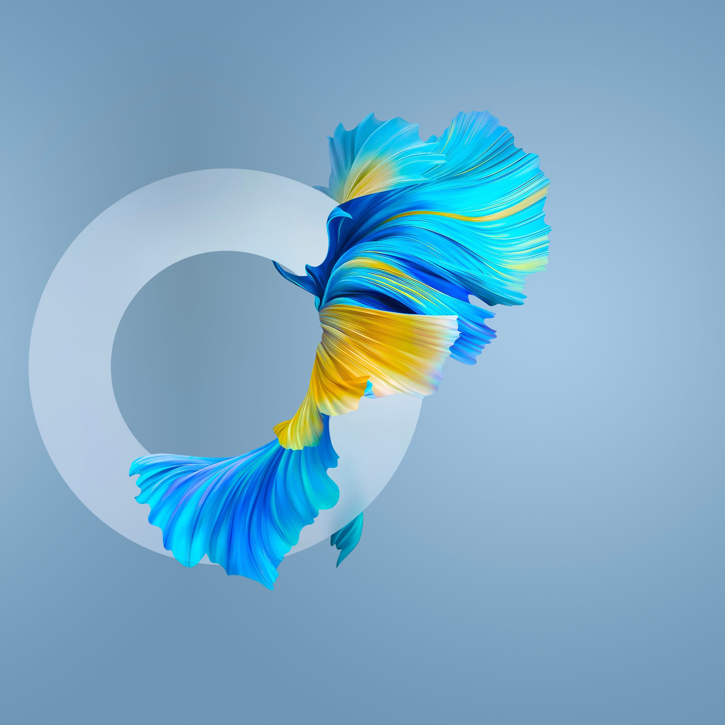 Abstract Blue Swirl - microsoft wallpaper for StockWalls