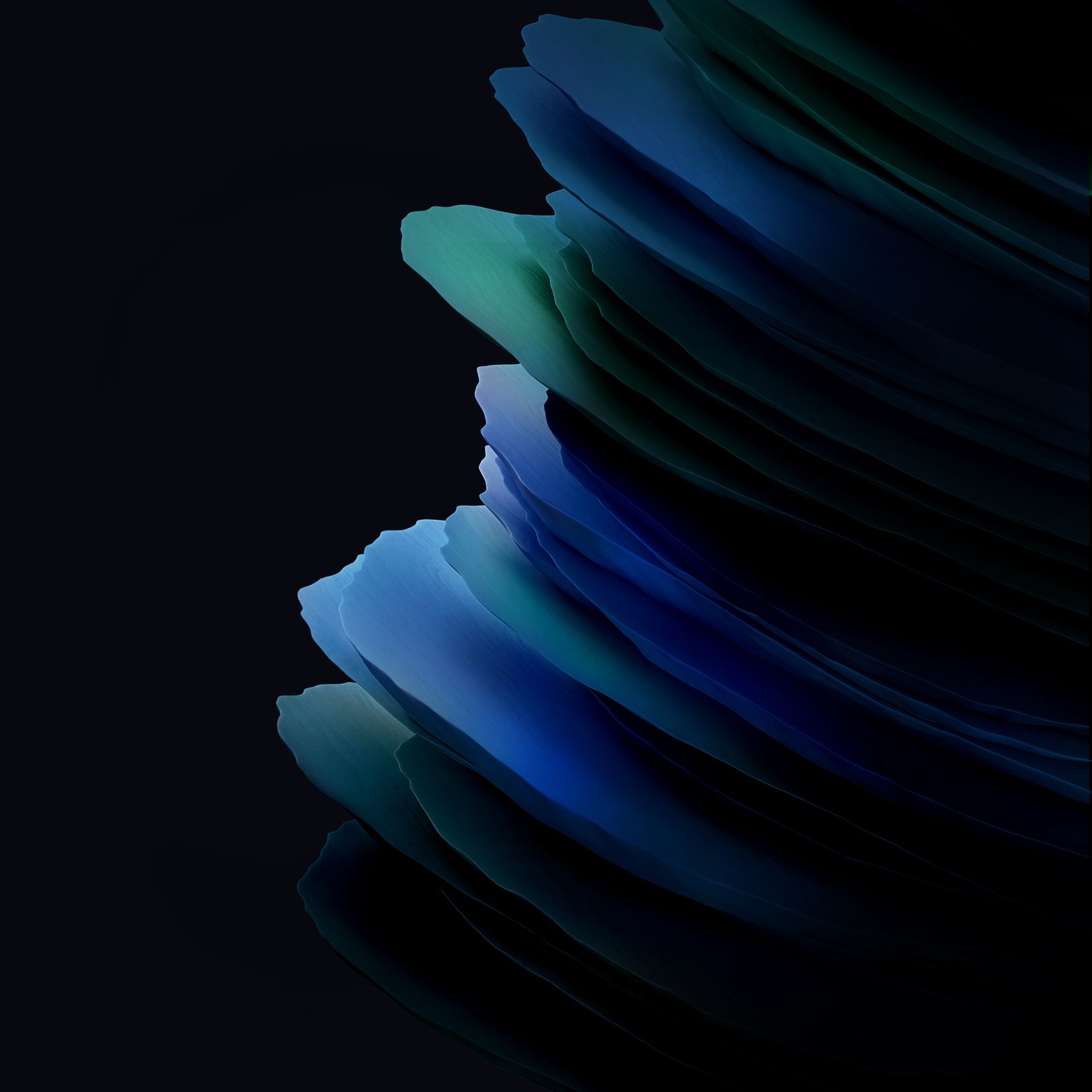 Abstract Blue Waves - motorola wallpaper for StockWalls