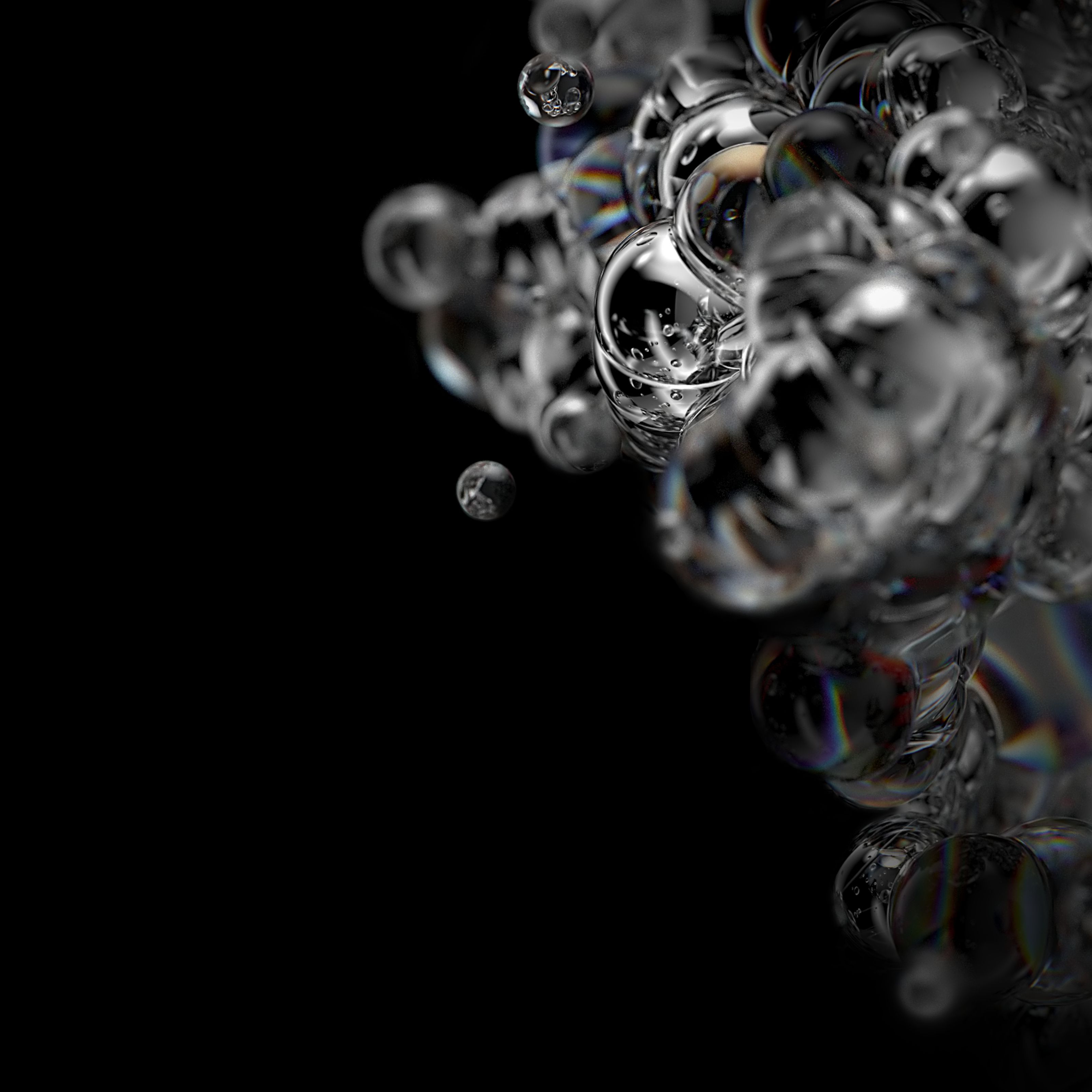 Abstract Bubbles Macro - samsung wallpaper for StockWalls