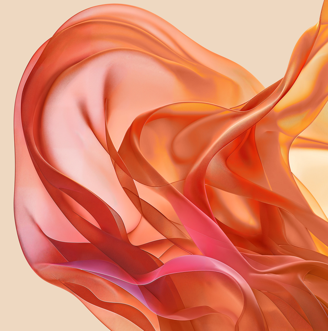 Abstract Flowing Silk Orange - motorola wallpaper for StockWalls