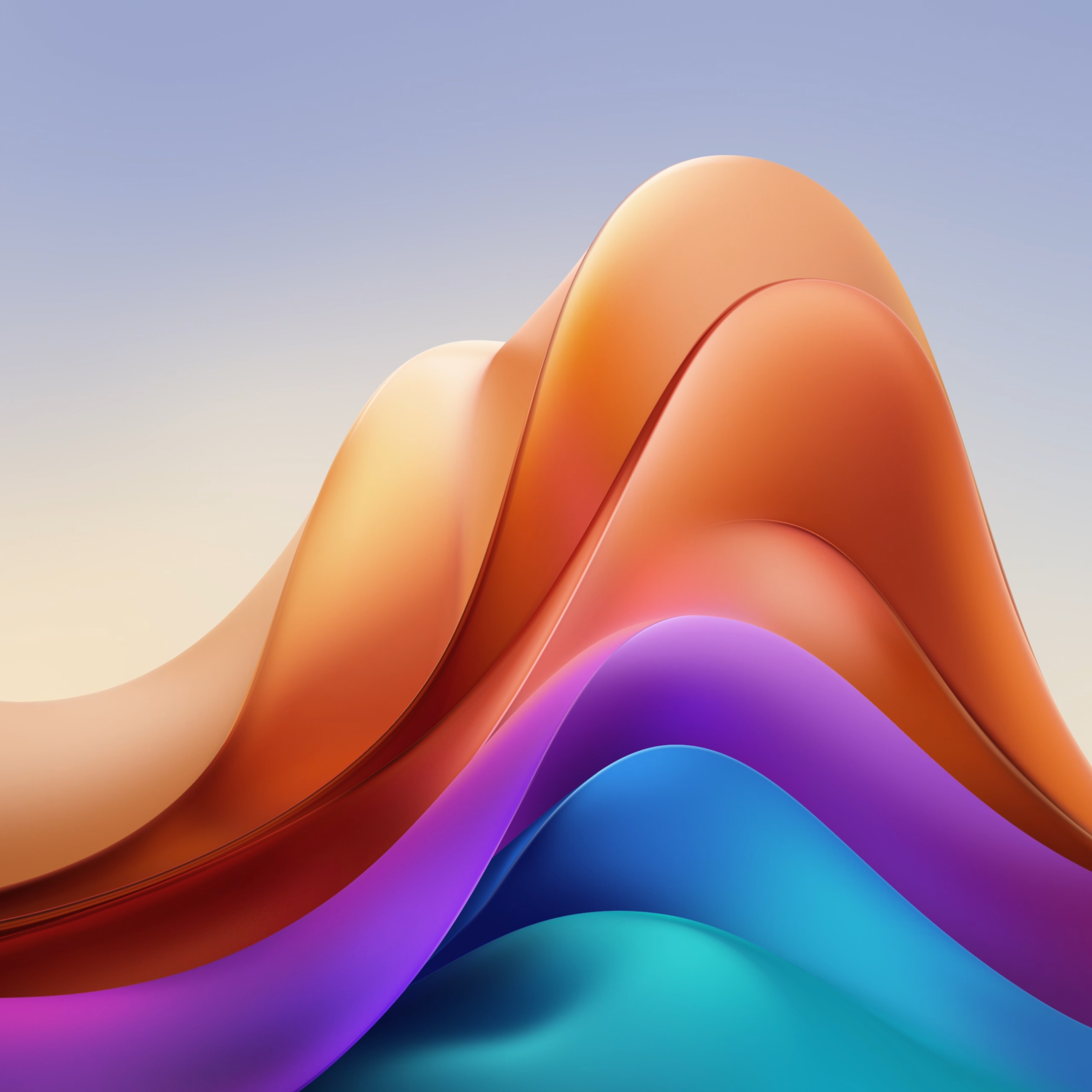 Abstract Flowing Waves - vivo wallpaper for StockWalls