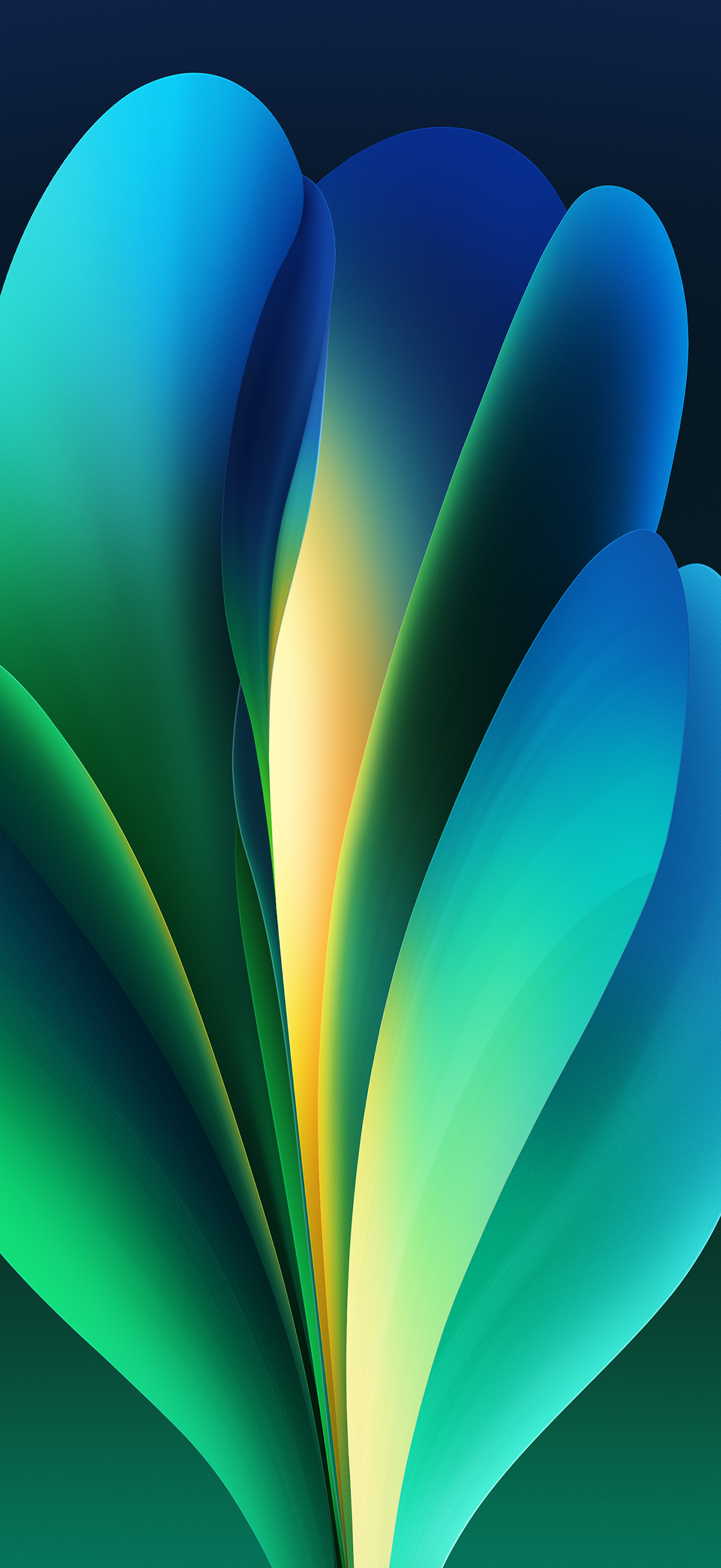 Abstract Gradient Waves - huawei wallpaper for StockWalls