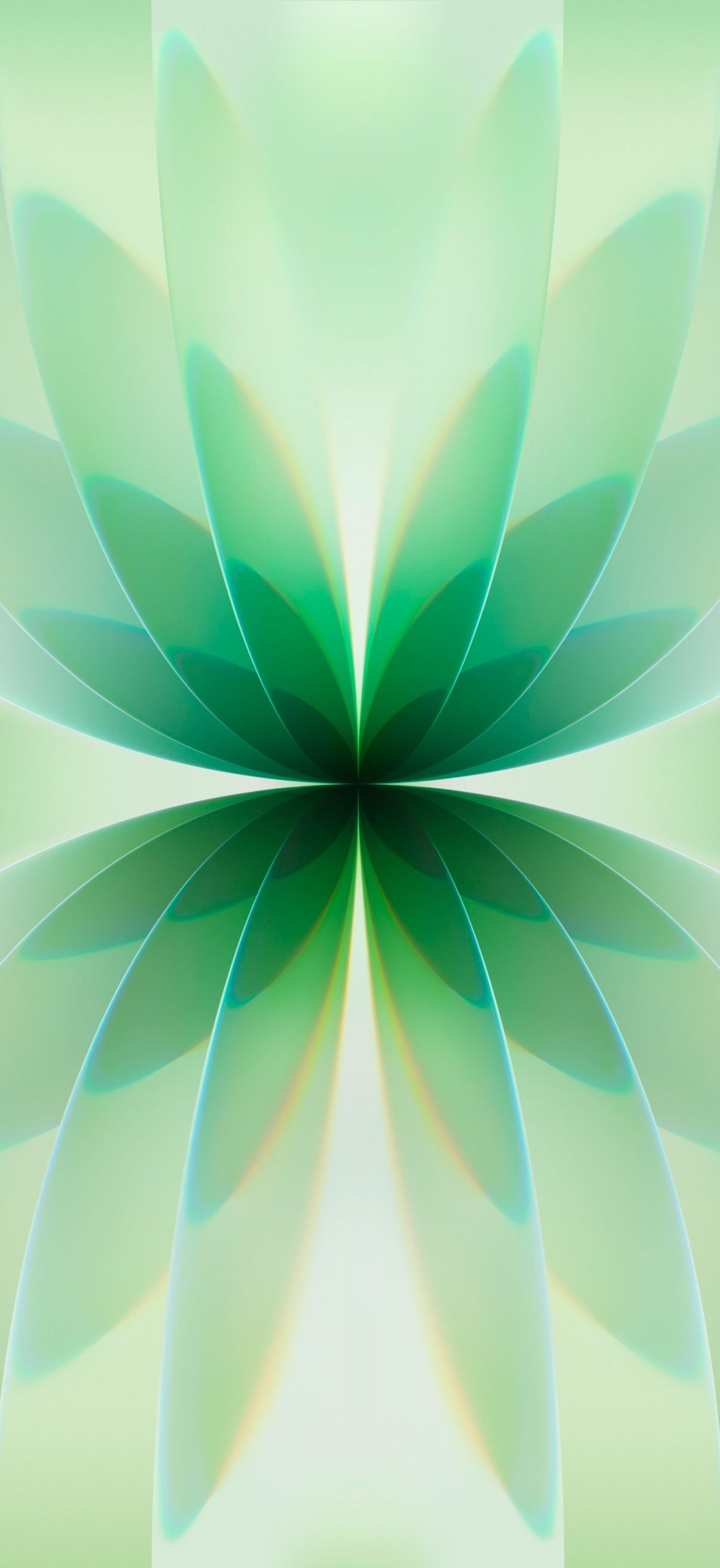 Abstract Green Petal Design - apple wallpaper for StockWalls
