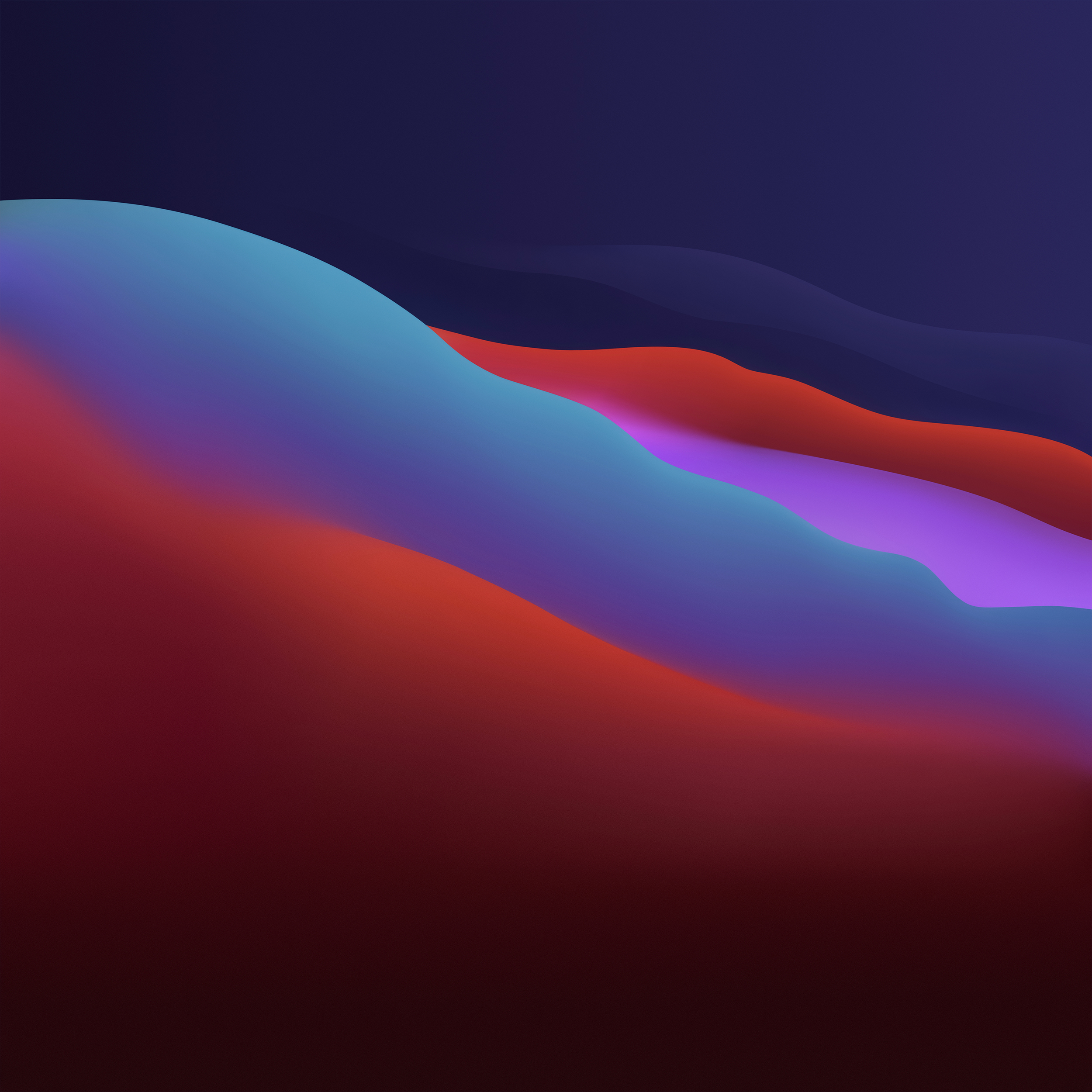 Abstract macOS Big Sur Waves - apple wallpaper for Desktop & Laptop
