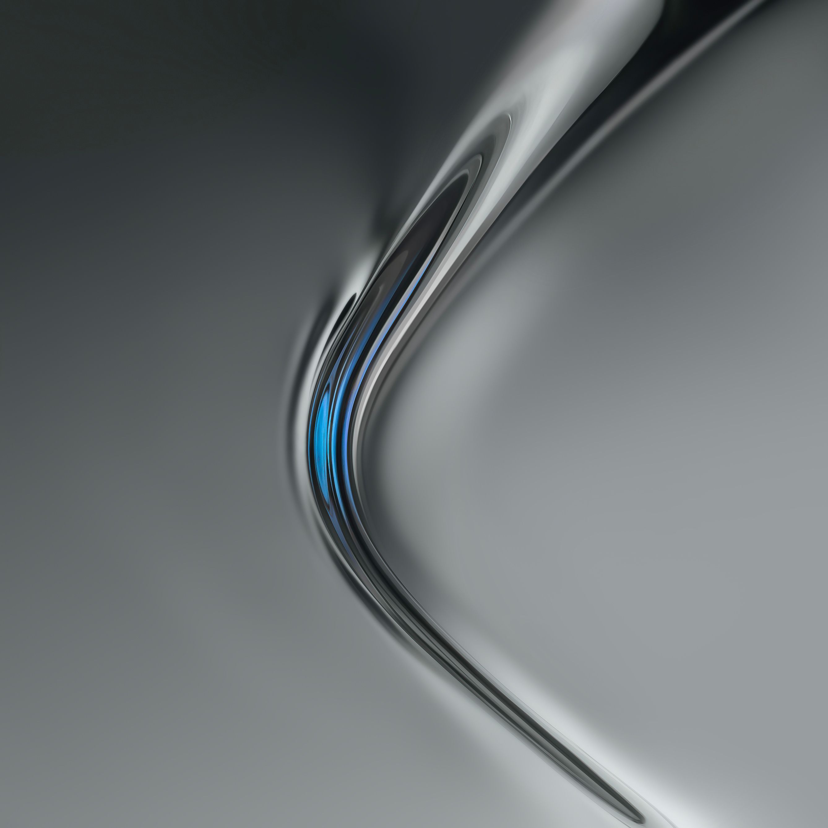 Abstract Metallic Curve - huawei wallpaper for StockWalls