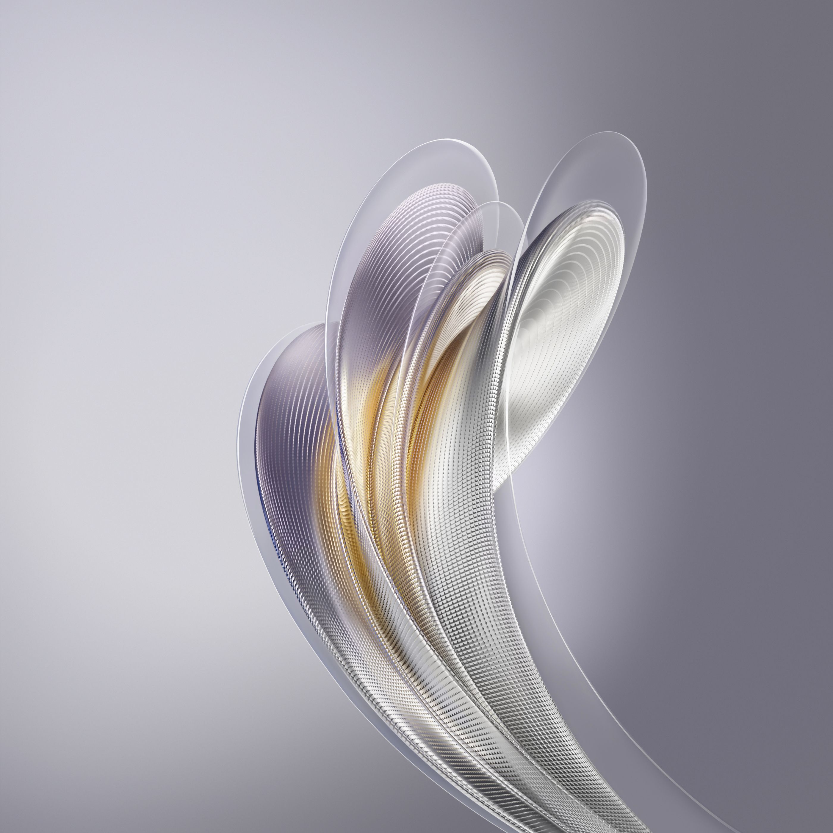 Abstract Metallic Ribbons - honor wallpaper for StockWalls