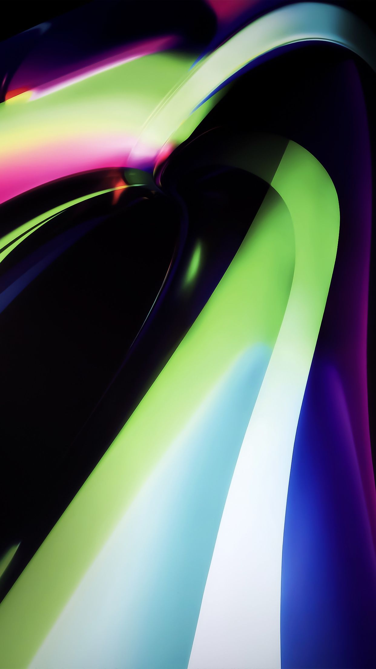Abstract Neon Flow - motorola wallpaper for StockWalls