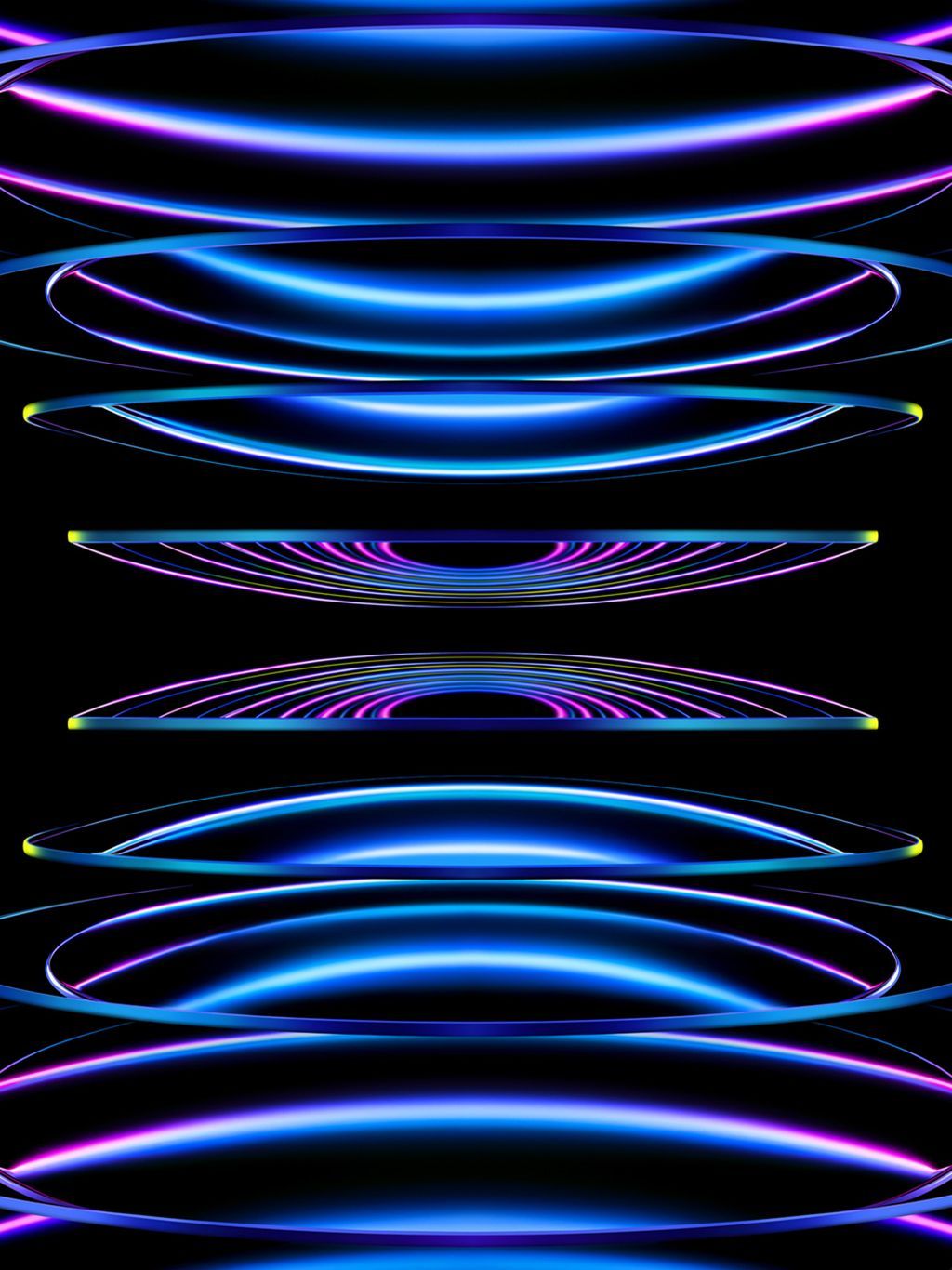 Abstract Neon Waves - apple wallpaper for StockWalls