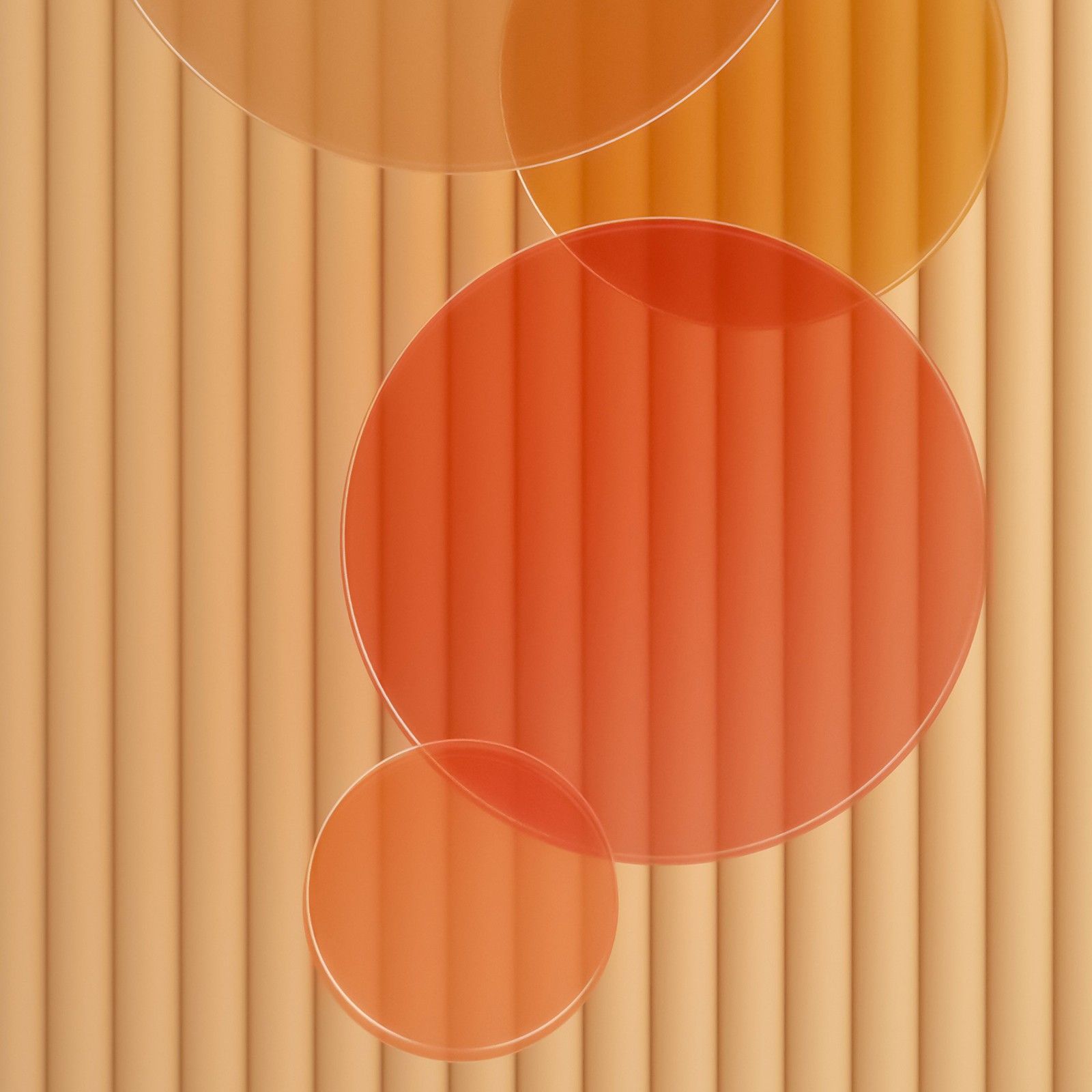 Abstract Orange Circles - samsung wallpaper for StockWalls