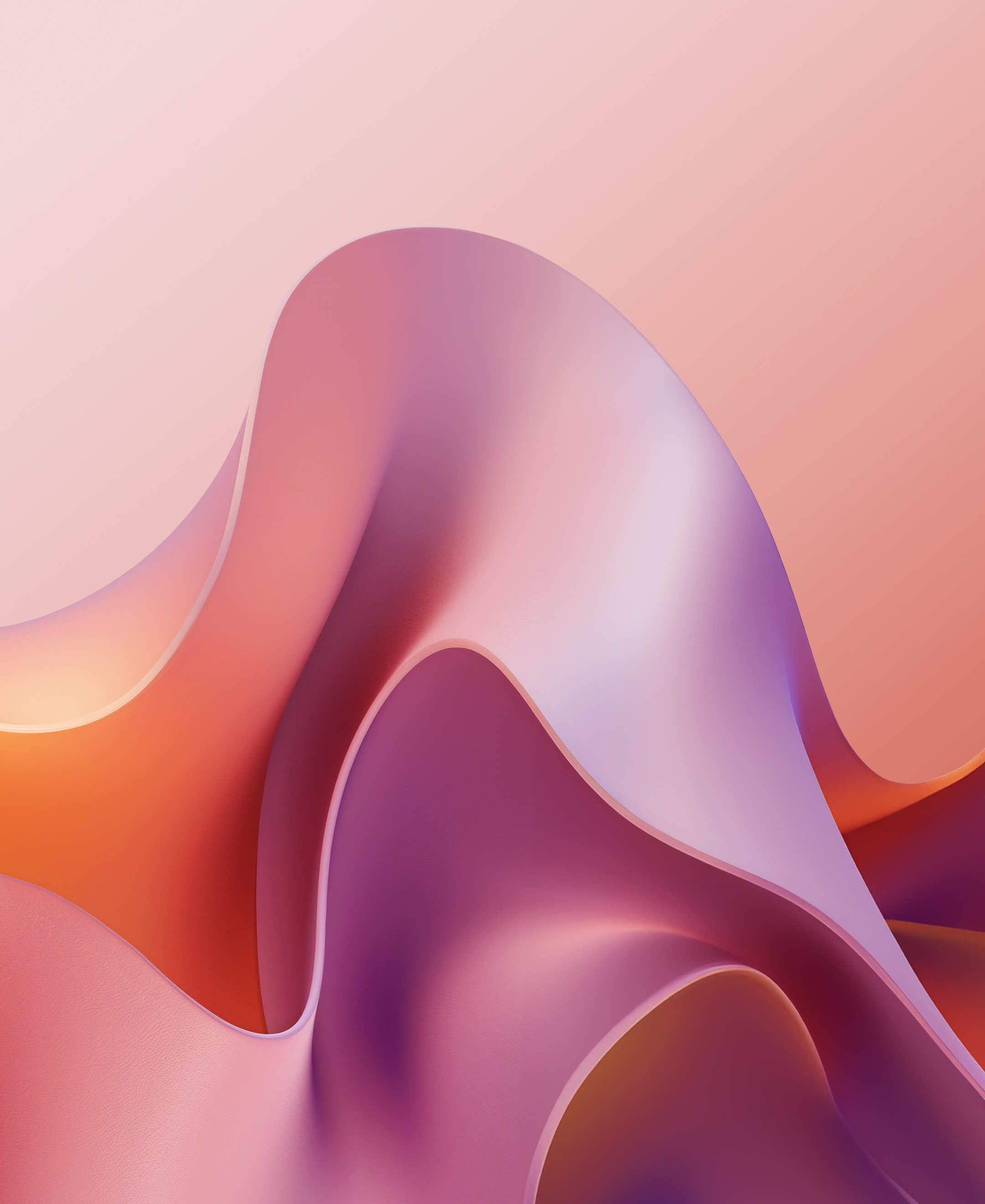 Abstract Pastel Ribbon Flow - motorola wallpaper for StockWalls