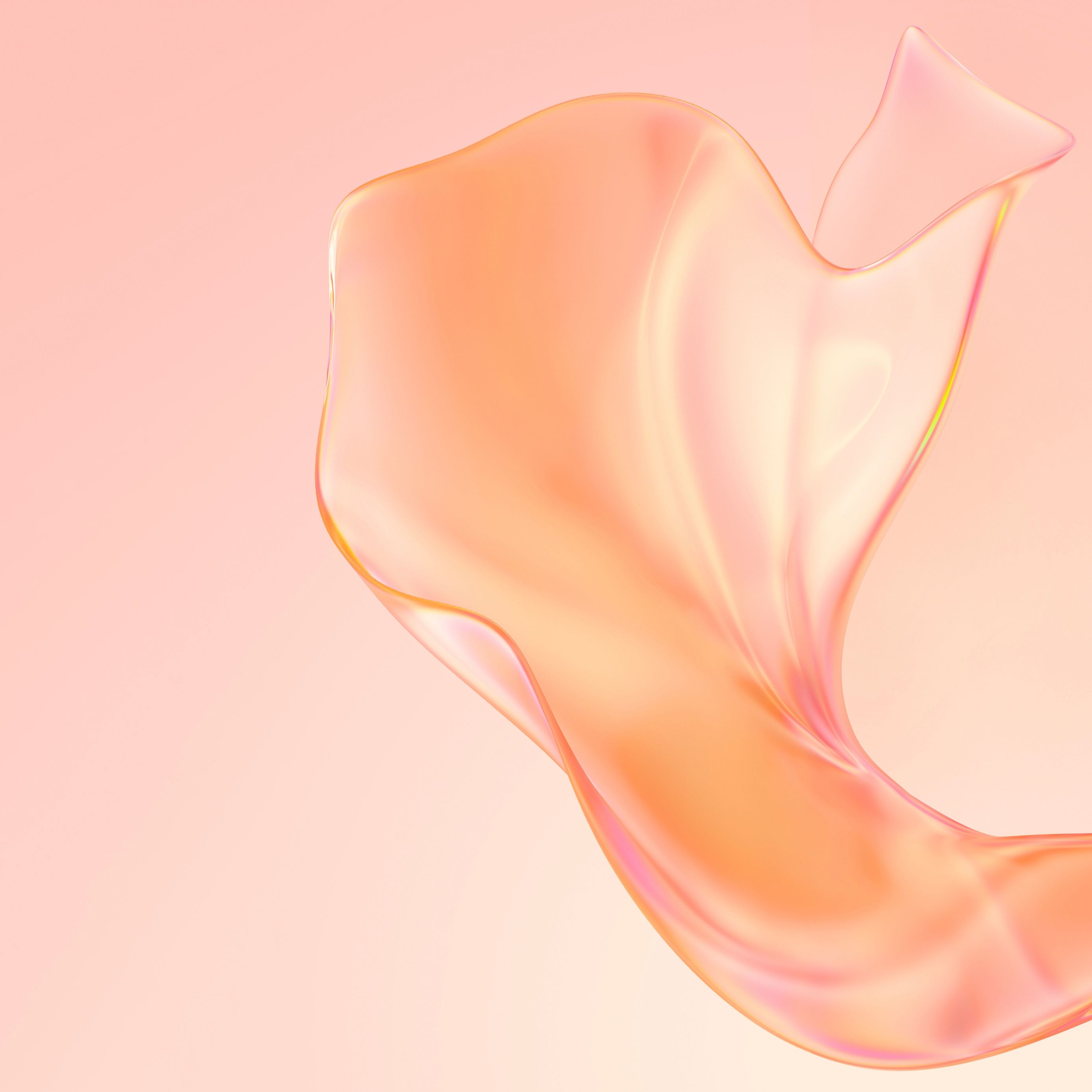 Abstract Peach Swirl - huawei wallpaper for StockWalls