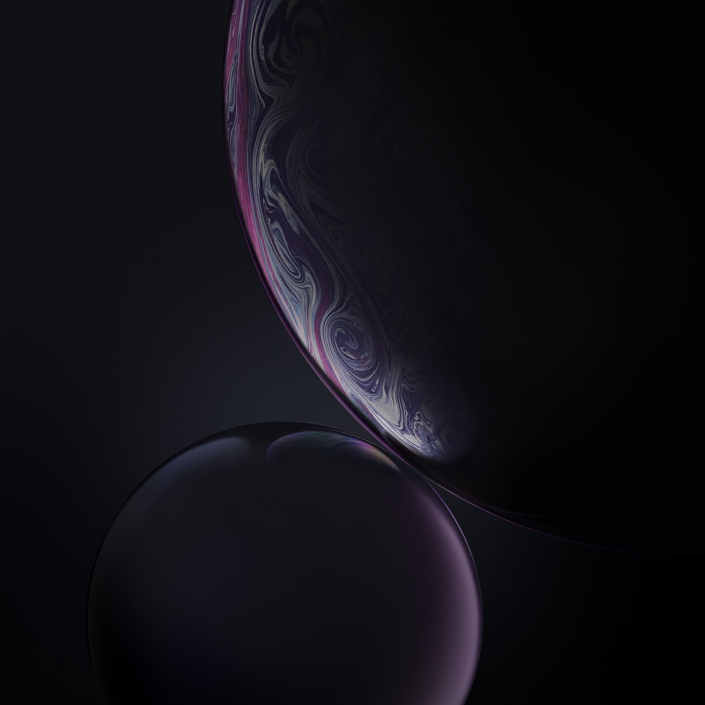 Abstract Swirl Bubbles - apple wallpaper for StockWalls