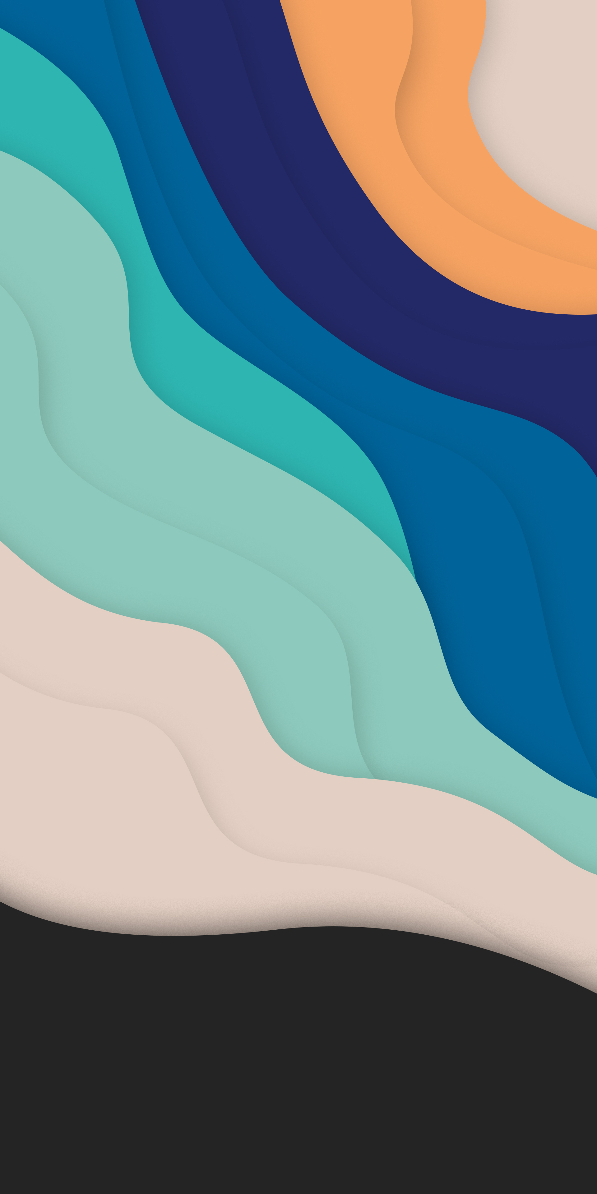 Abstract Wave Layers - abstract wallpaper for StockWalls