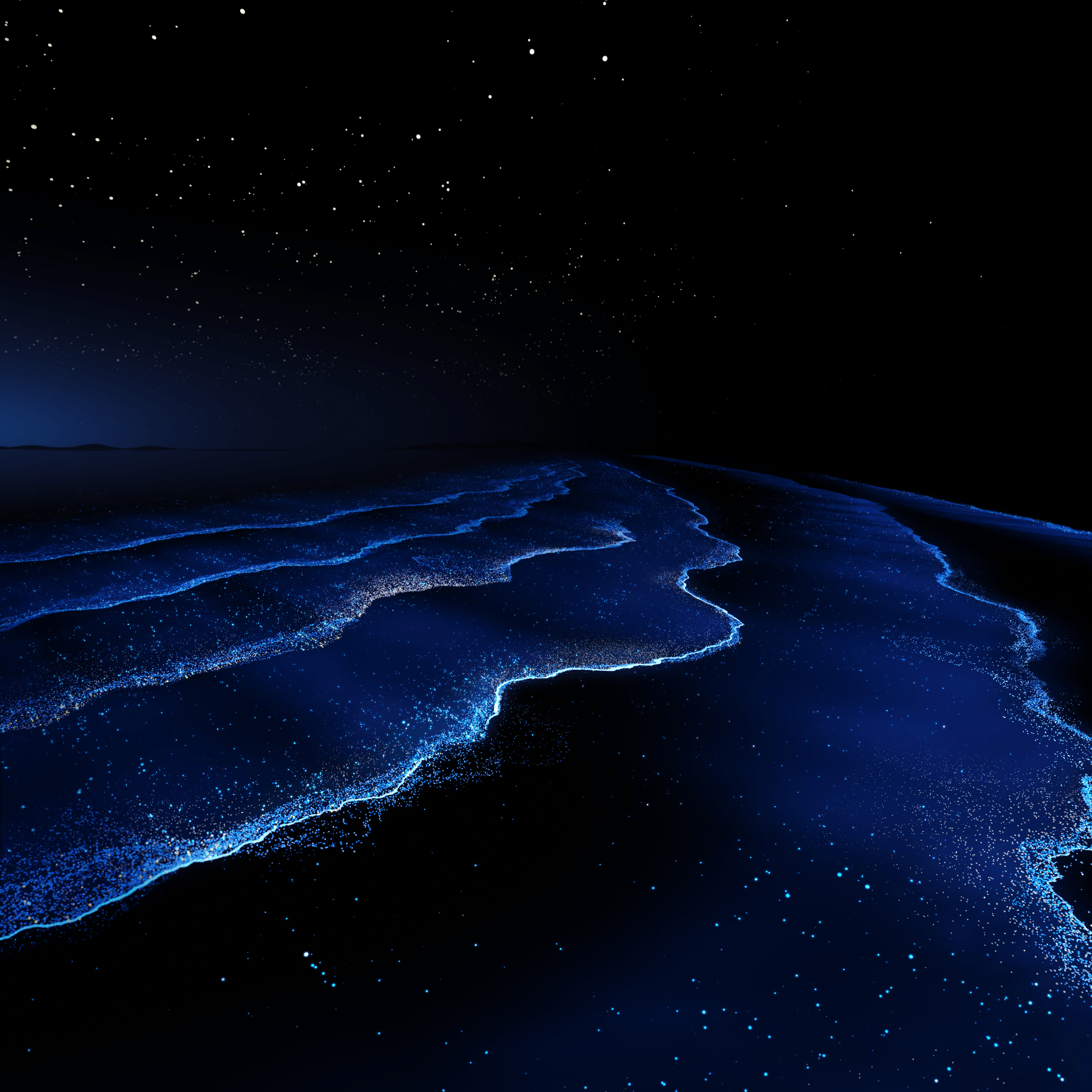 Bioluminescent Beach Huawei Wallpaper - huawei wallpaper for StockWalls