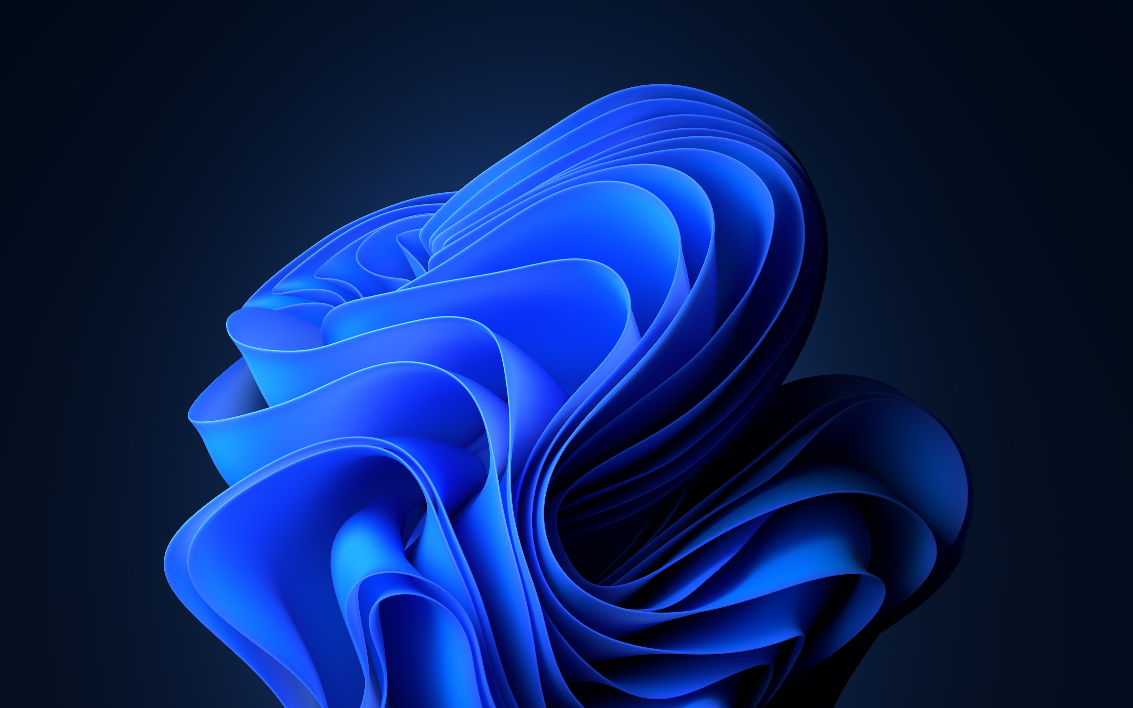 Blue Abstract Flow - abstract wallpaper for Tablet