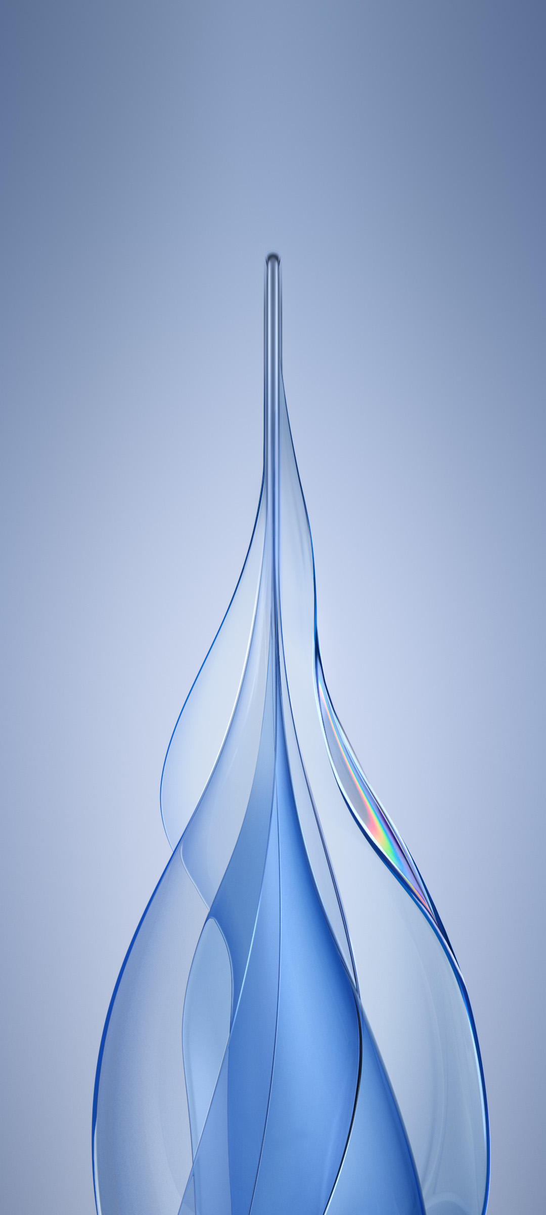 Blue Glass Flow Abstract - tecno wallpaper for StockWalls