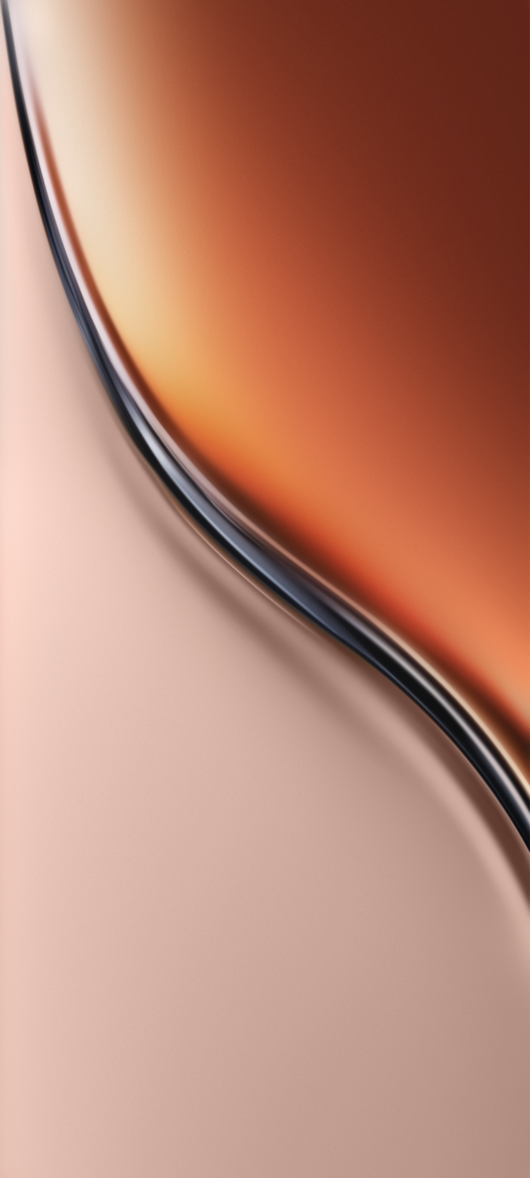 Bronze Abstract Curve Wallpaper - realme wallpaper for StockWalls