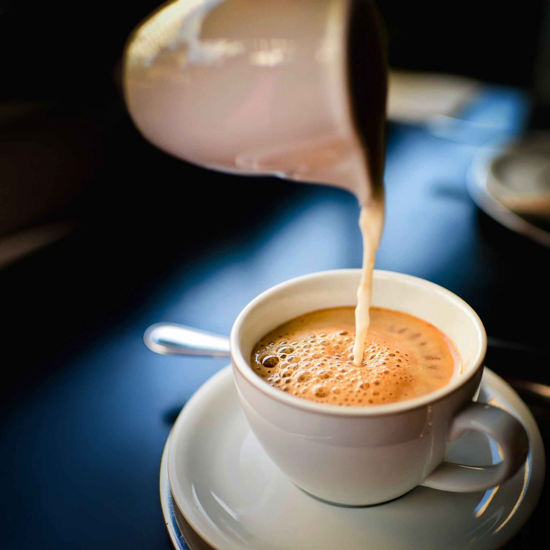 Creamy Coffee Pour - samsung wallpaper for StockWalls
