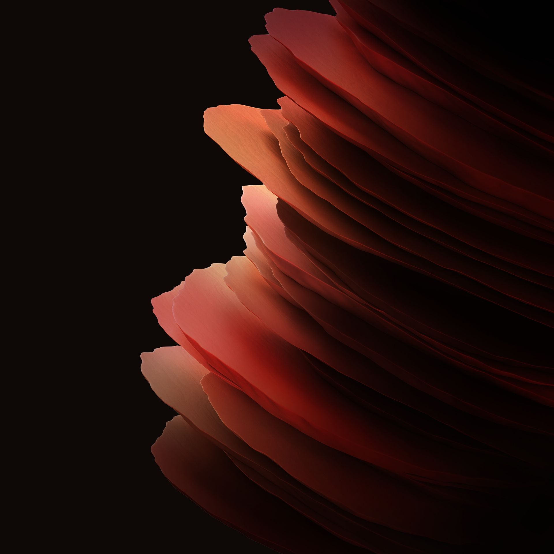 Crimson Abstract Layers - samsung wallpaper for StockWalls