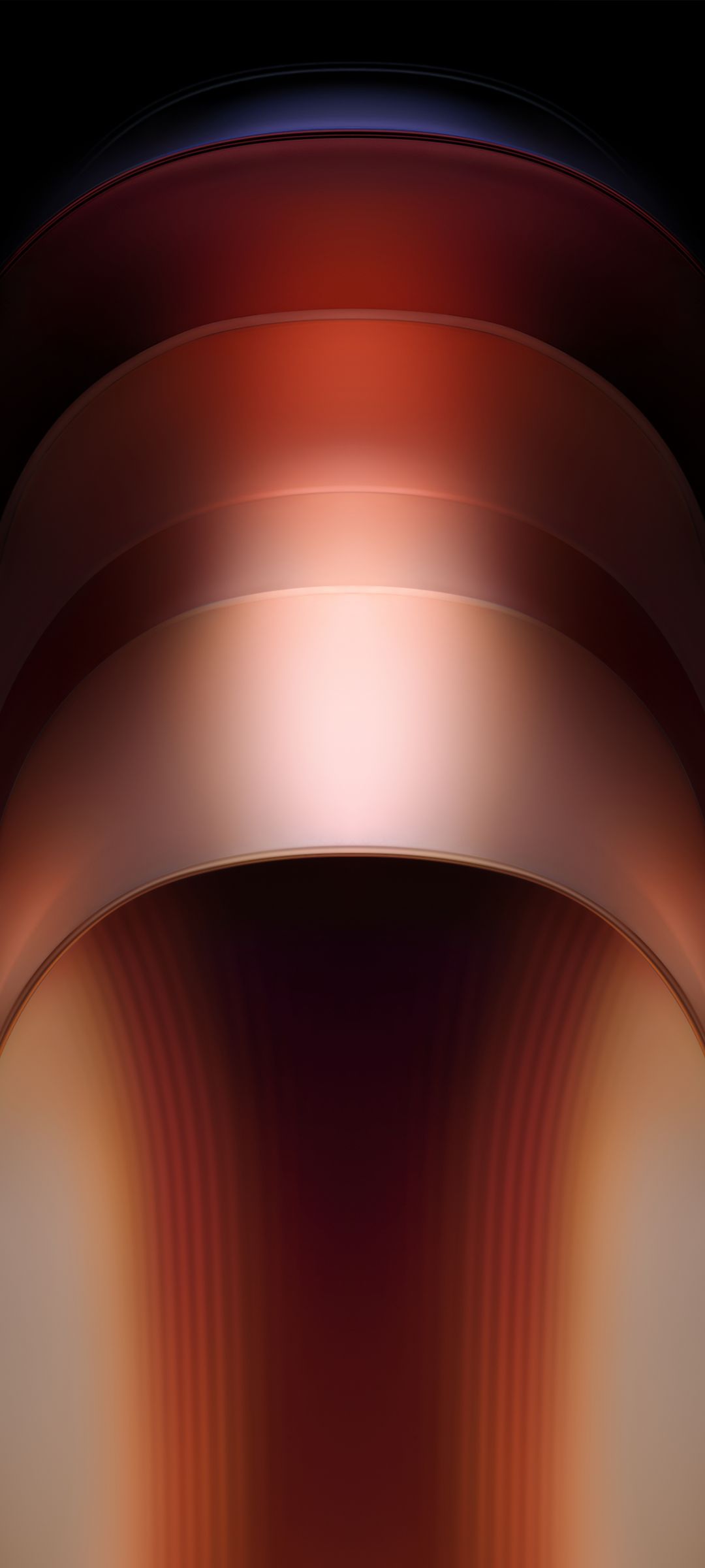 Crimson Gradient Waves - vivo wallpaper for StockWalls