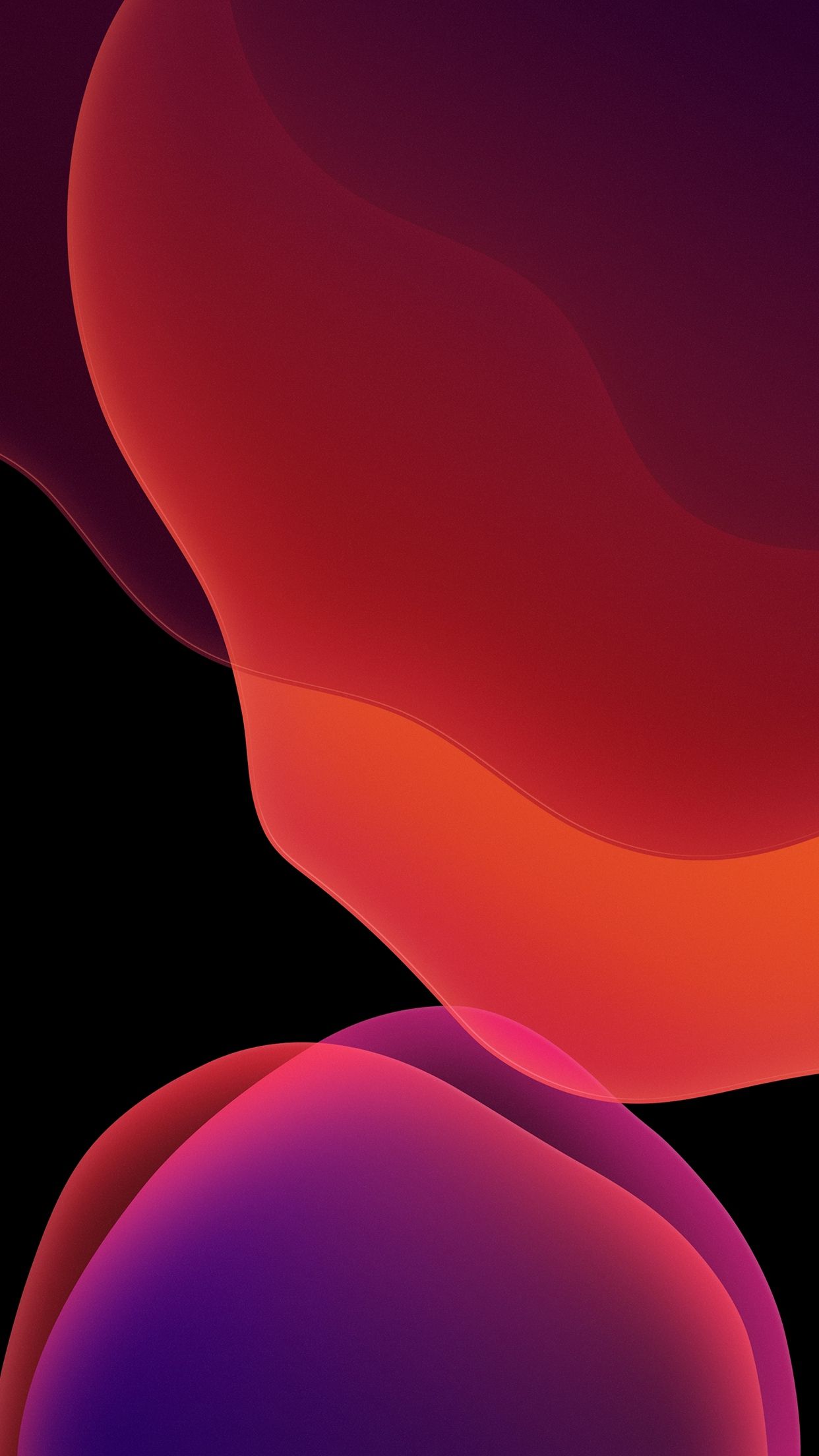 Crimson Wave Abstract - apple wallpaper for StockWalls