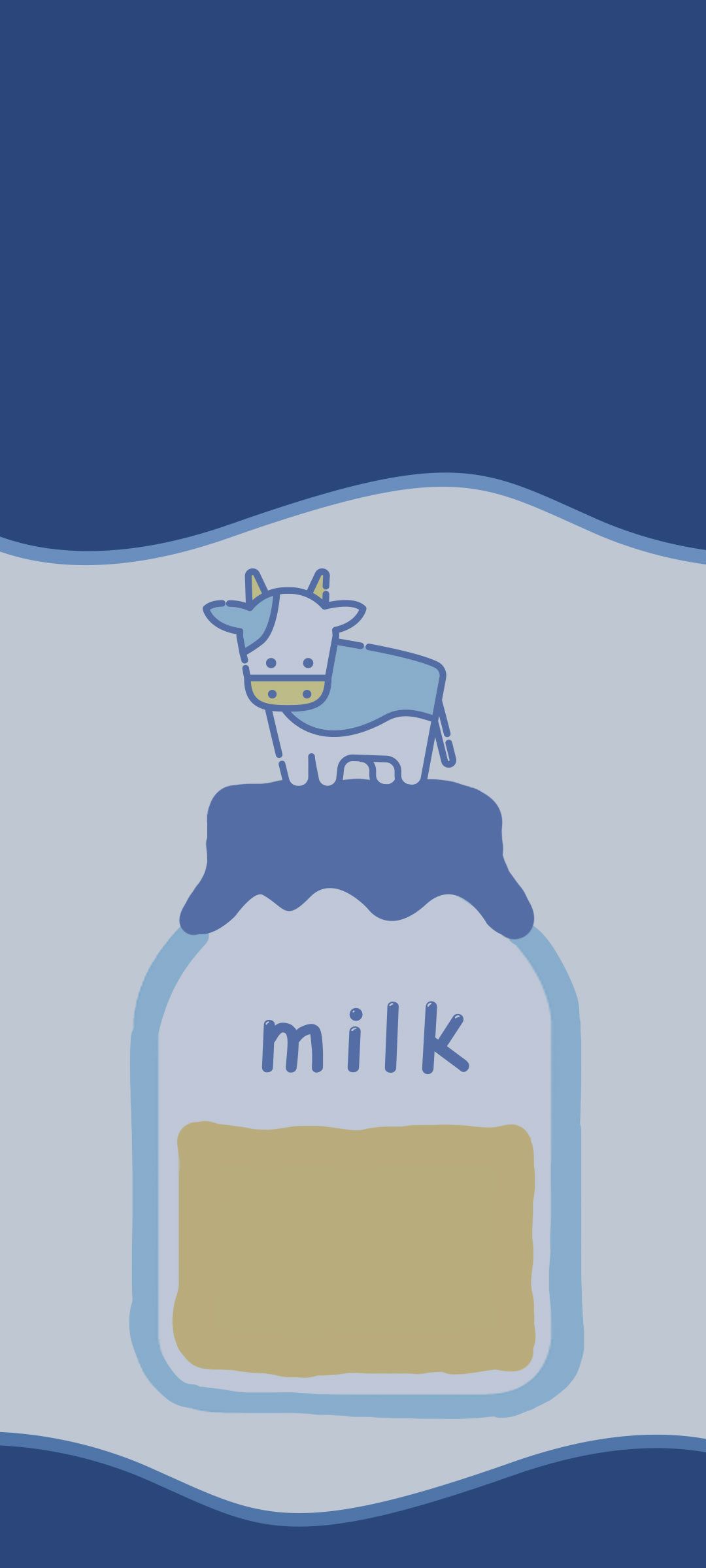 Cute Cow Milk Bottle - motorola wallpaper for StockWalls