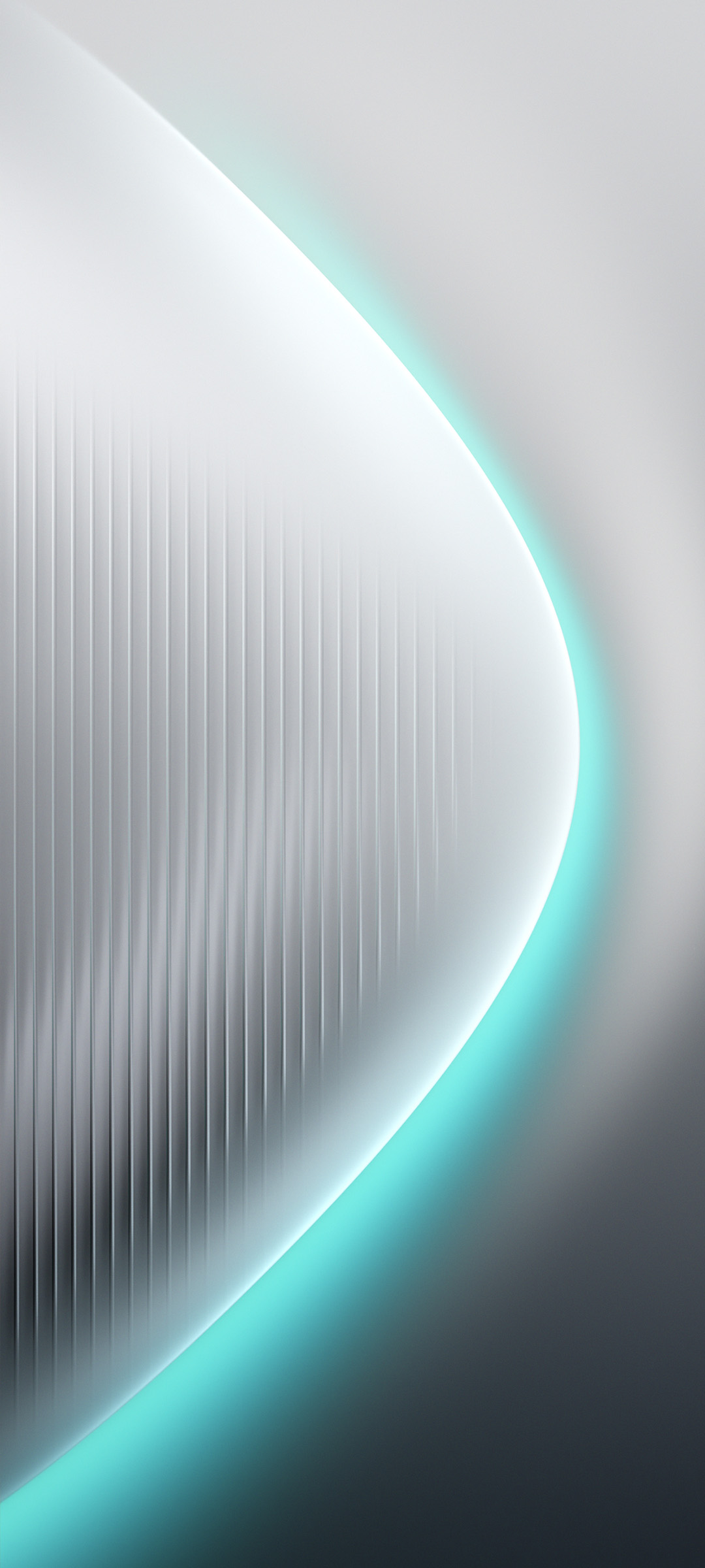 Cyan Glow Curve - tecno wallpaper for StockWalls