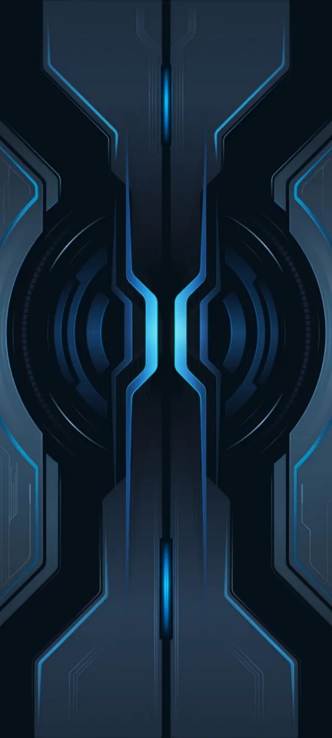Cybernetic Blue Geometry - xiaomi wallpaper for StockWalls
