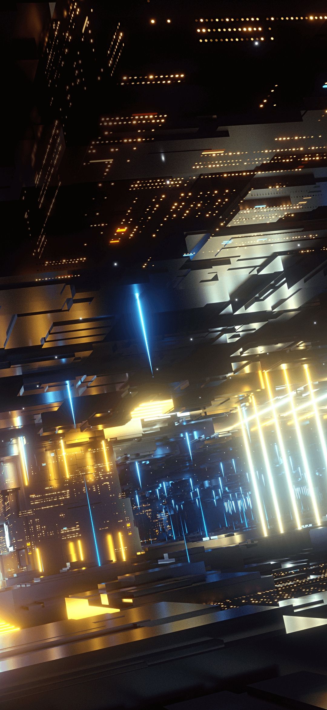 Cyberpunk Cityscape Lights - asus wallpaper for StockWalls