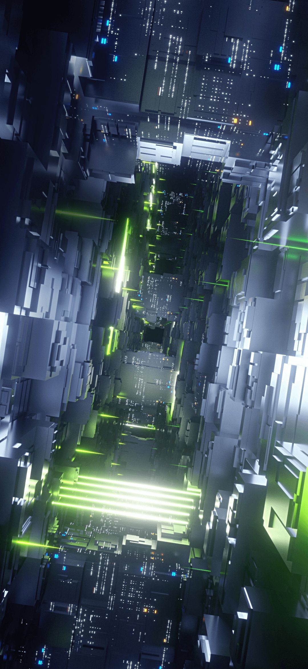 Cyberpunk Neon Corridor - asus wallpaper for StockWalls
