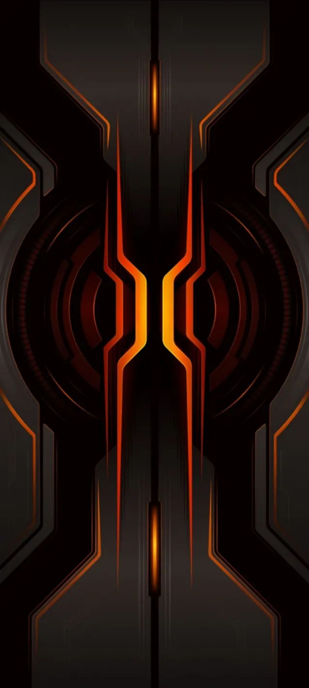 Cyberpunk Orange Glow - xiaomi wallpaper for StockWalls