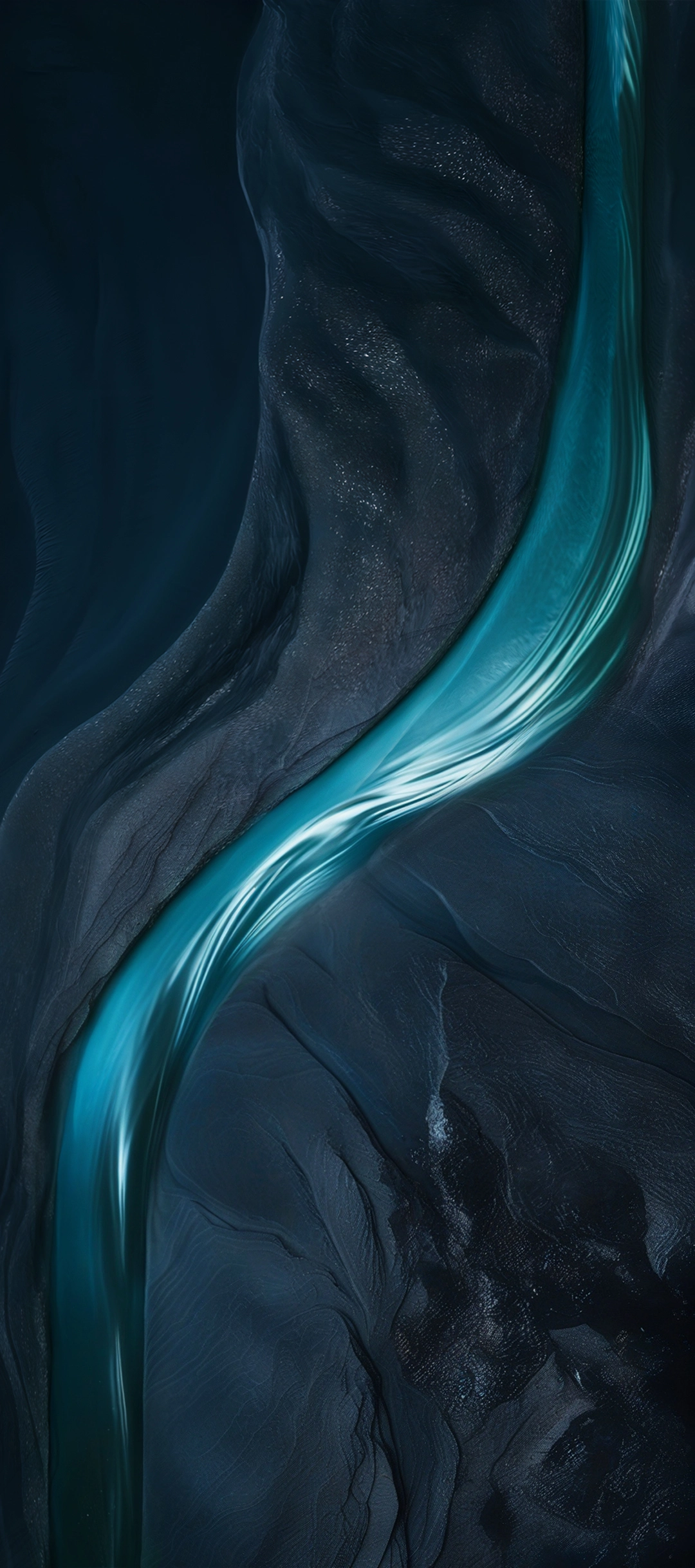Deep Blue River Flow - tecno wallpaper for StockWalls