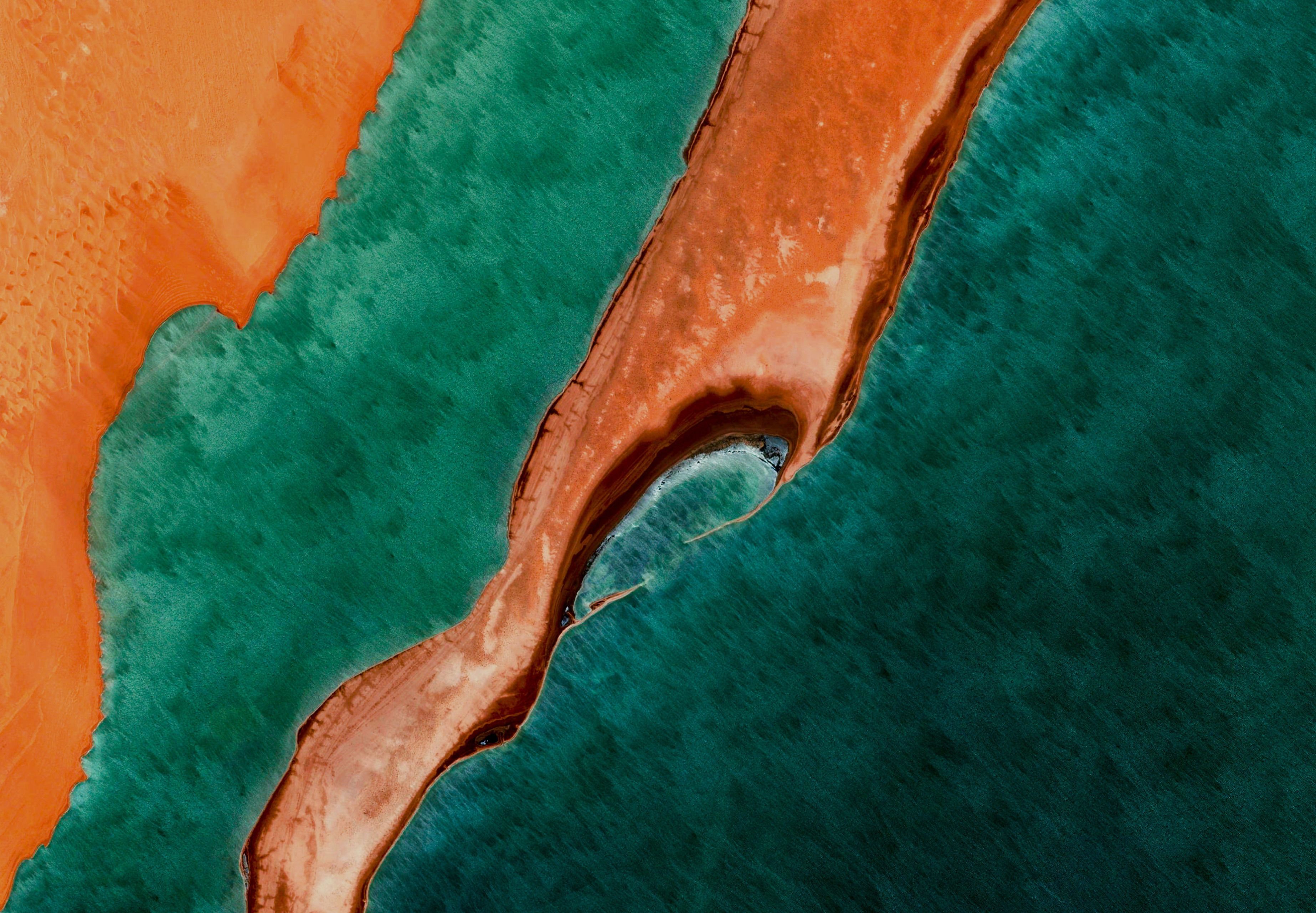 Desert Meets Ocean Abstract - android os wallpaper for StockWalls